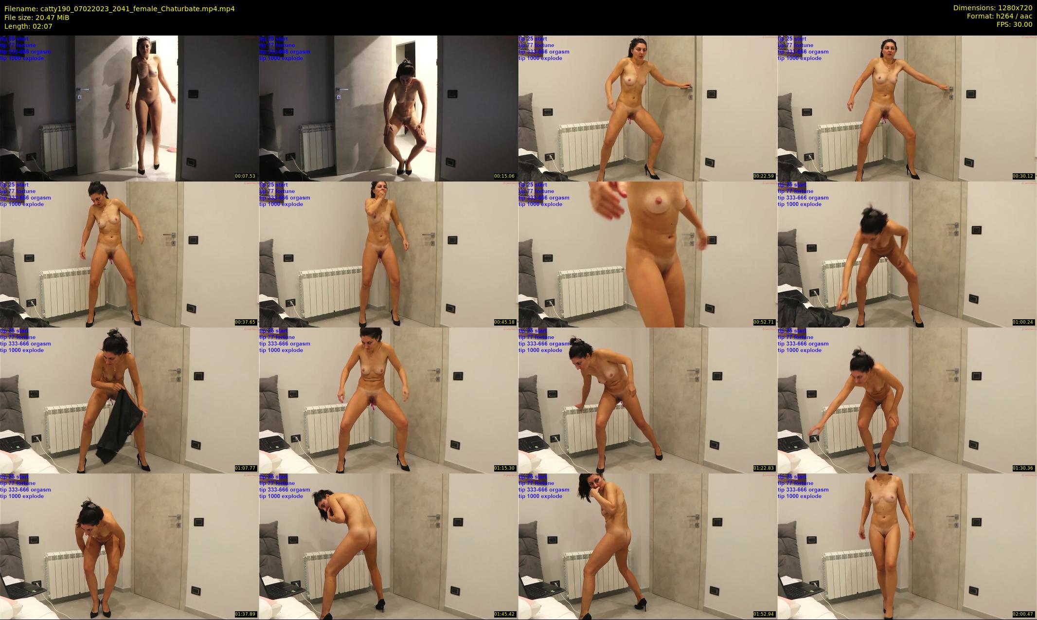 catty190 — 3 minute Chaturbate female cam show recording, 720p, Feb 7, 2023
