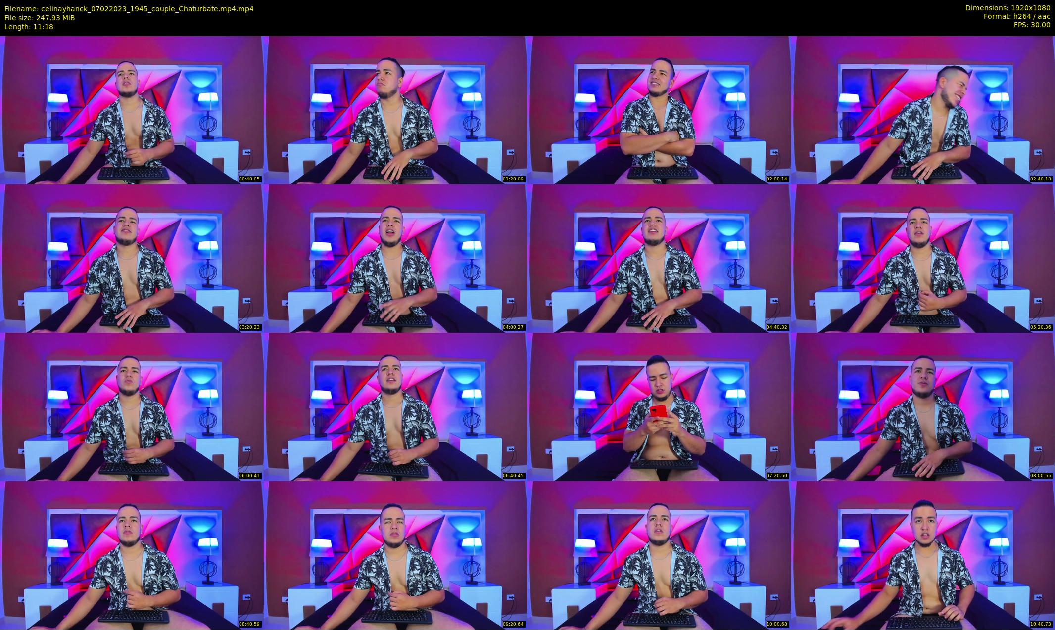 celinayhanck — 12 minute Chaturbate couple cam show recording, 1080p, Feb 7, 2023