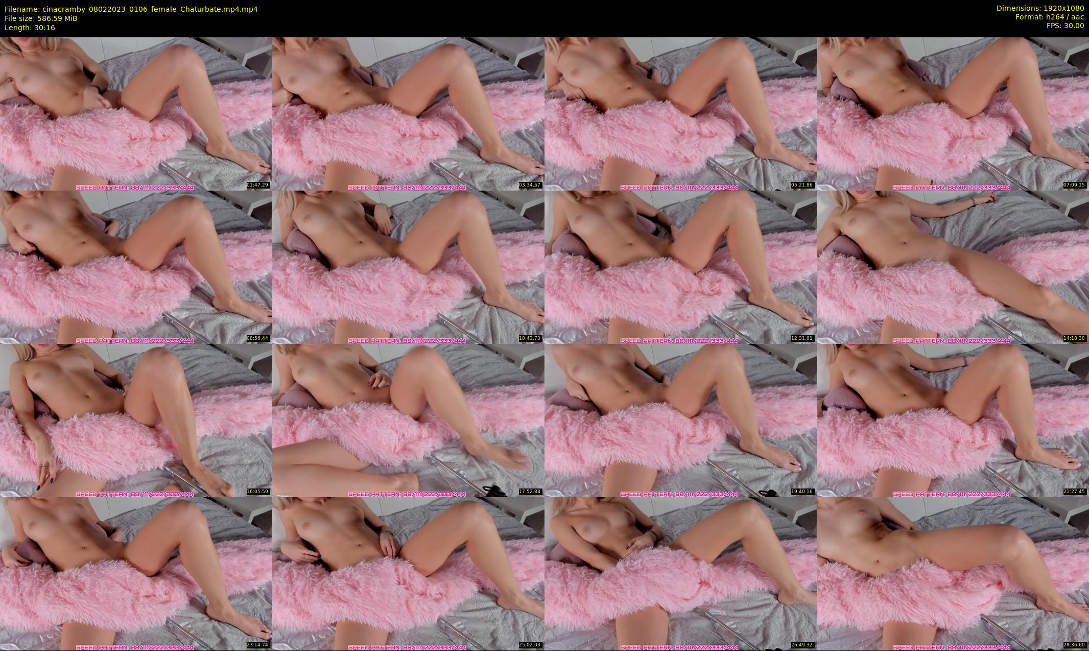 cinacramby — 31 minute Chaturbate female cam show recording, 1080p, Feb 8, 2023