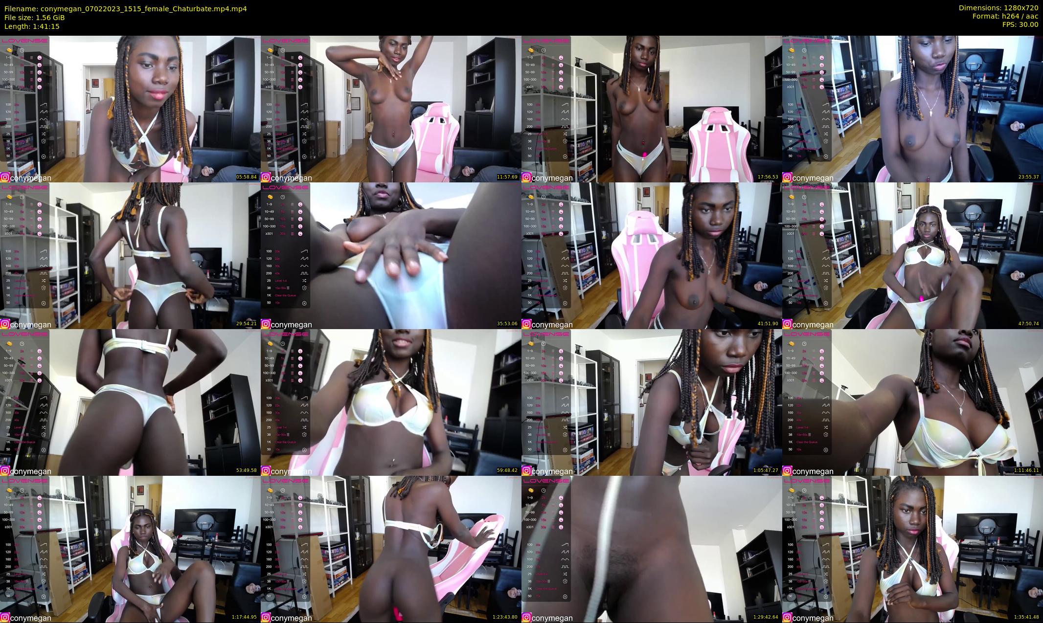 conymegan — 102 minute Chaturbate female cam show recording, 720p, Feb 7, 2023