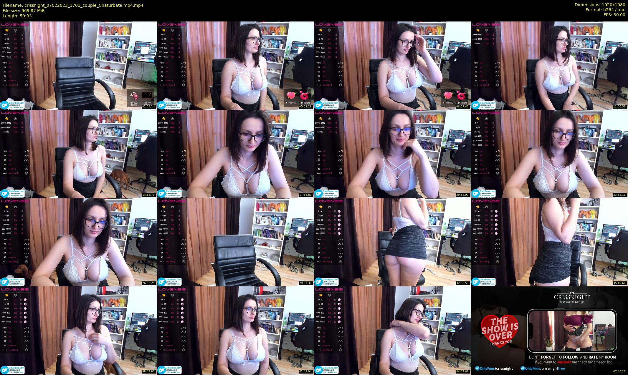 crissnight — 51 minute Chaturbate female cam show recording, 1080p, Feb 7, 2023