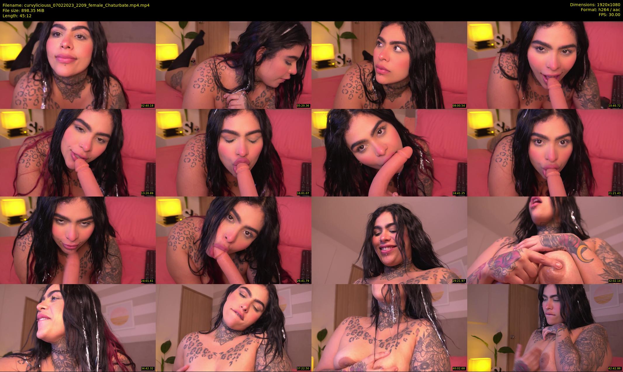 curvyliciouss — 46 minute Chaturbate female cam show recording, 1080p, Feb 7, 2023