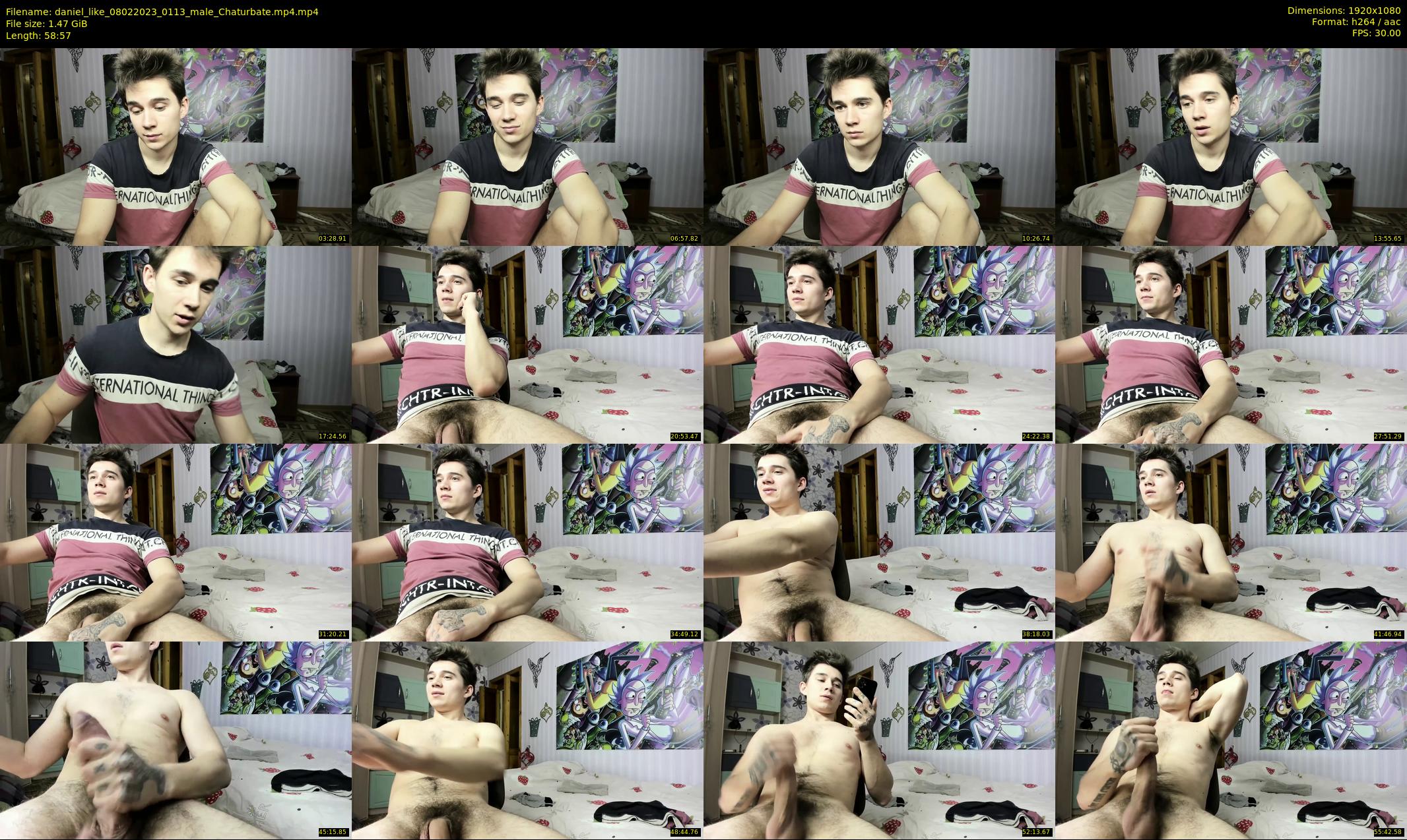 daniel_like — 59 minute Chaturbate male cam show recording, 1080p, Feb 8, 2023