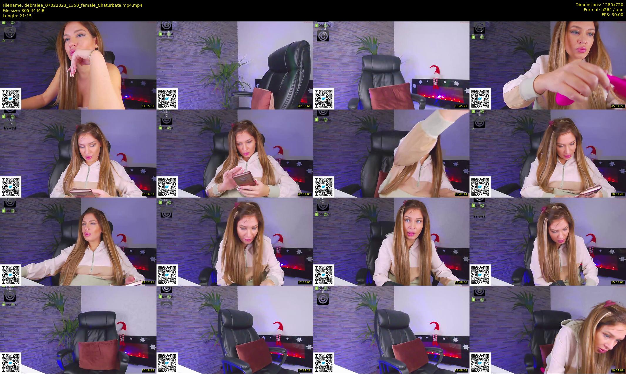 debralee — 22 minute Chaturbate female cam show recording, 720p, Feb 7, 2023