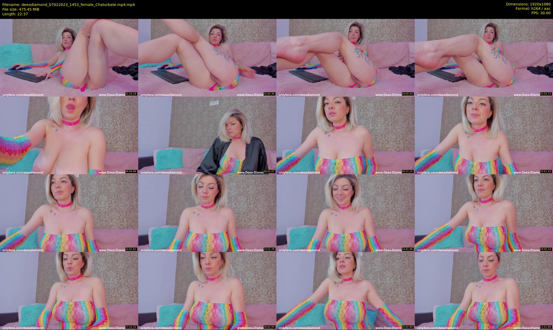 deeadiamond — 23 minute Chaturbate female cam show recording, 1080p, Feb 7, 2023