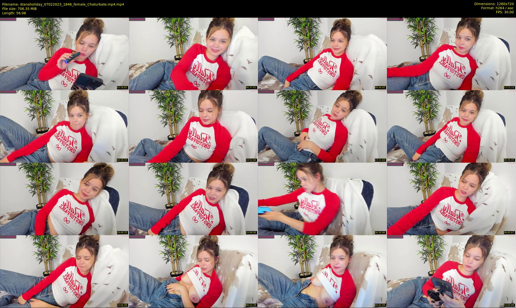dianaholiday — 57 minute Chaturbate female cam show recording, 720p, Feb 7, 2023