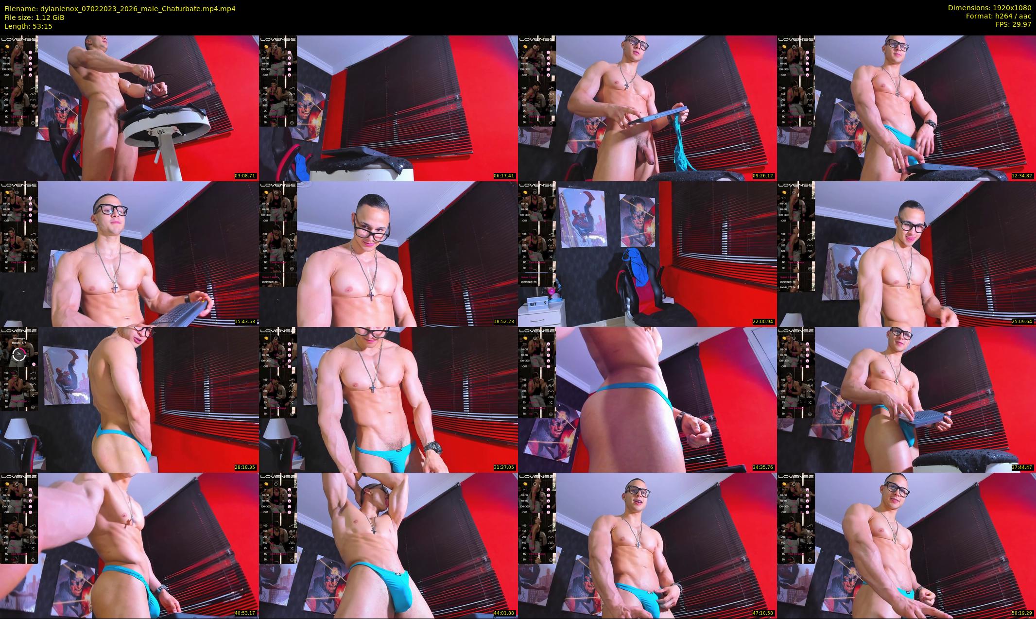 dylanlenox — 54 minute Chaturbate male cam show recording, 1080p, Feb 7, 2023