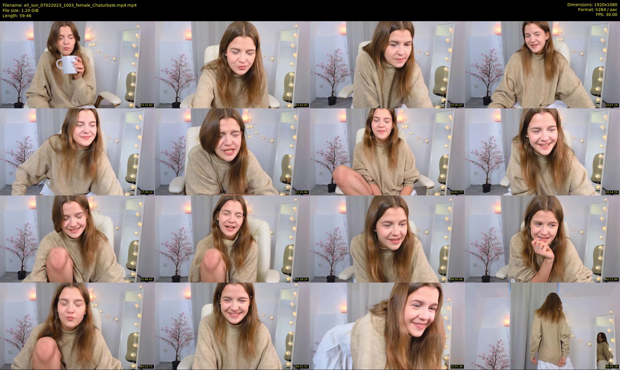 eli_sun — 60 minute Chaturbate female cam show recording, 1080p, Feb 7, 2023