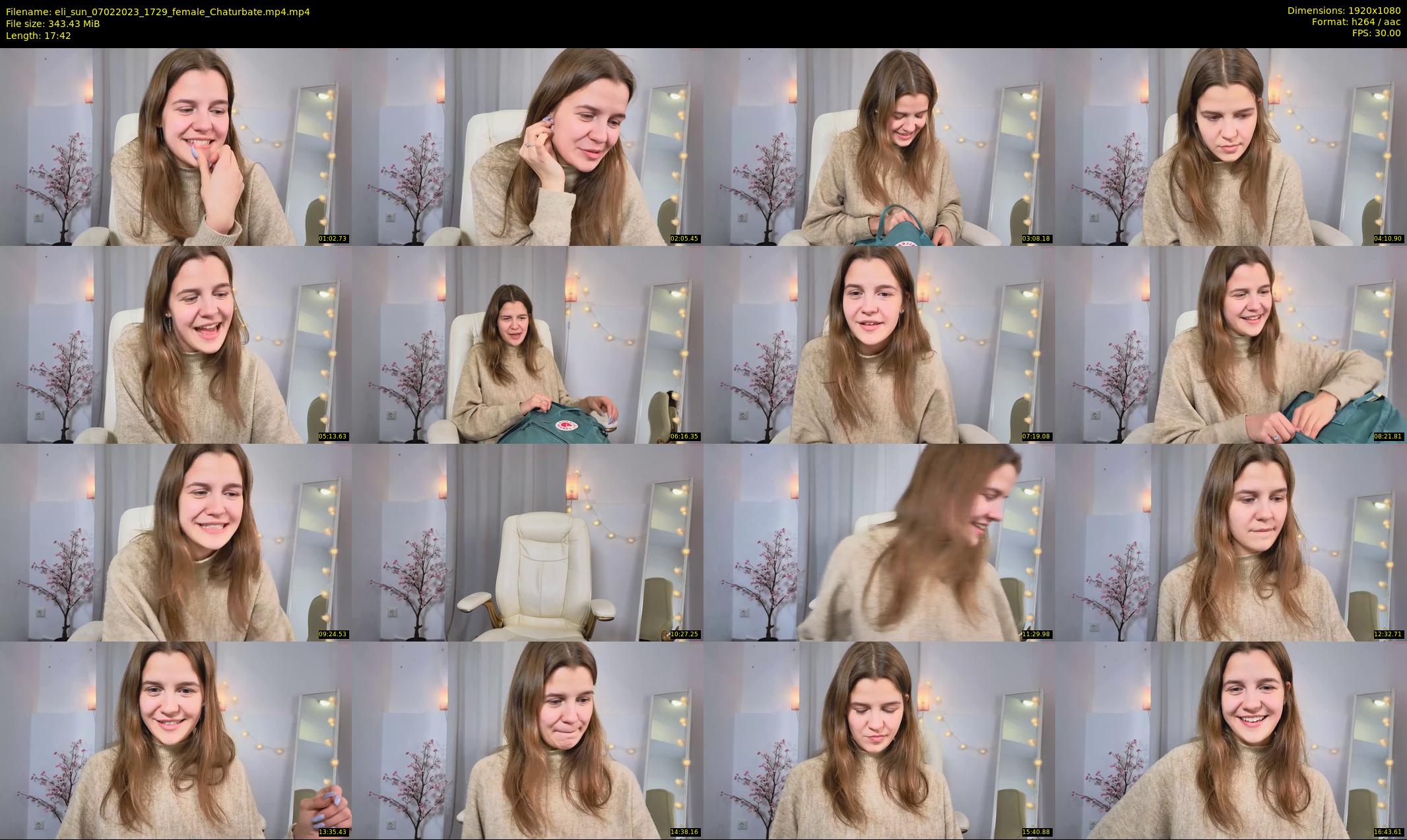 eli_sun — 18 minute Chaturbate female cam show recording, 1080p, Feb 7, 2023