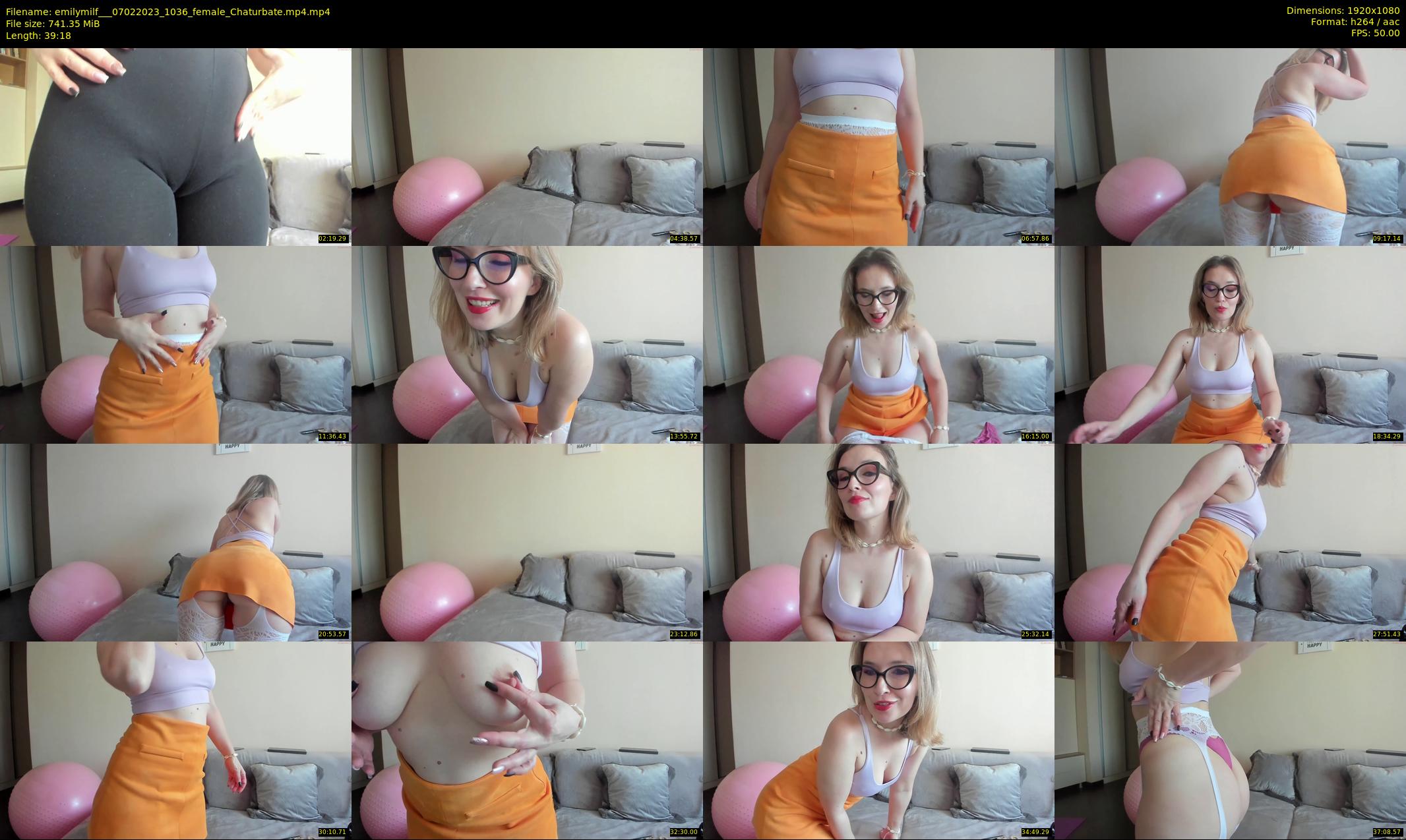 emilymilf__ — 40 minute Chaturbate female cam show recording, 1080p, Feb 7, 2023