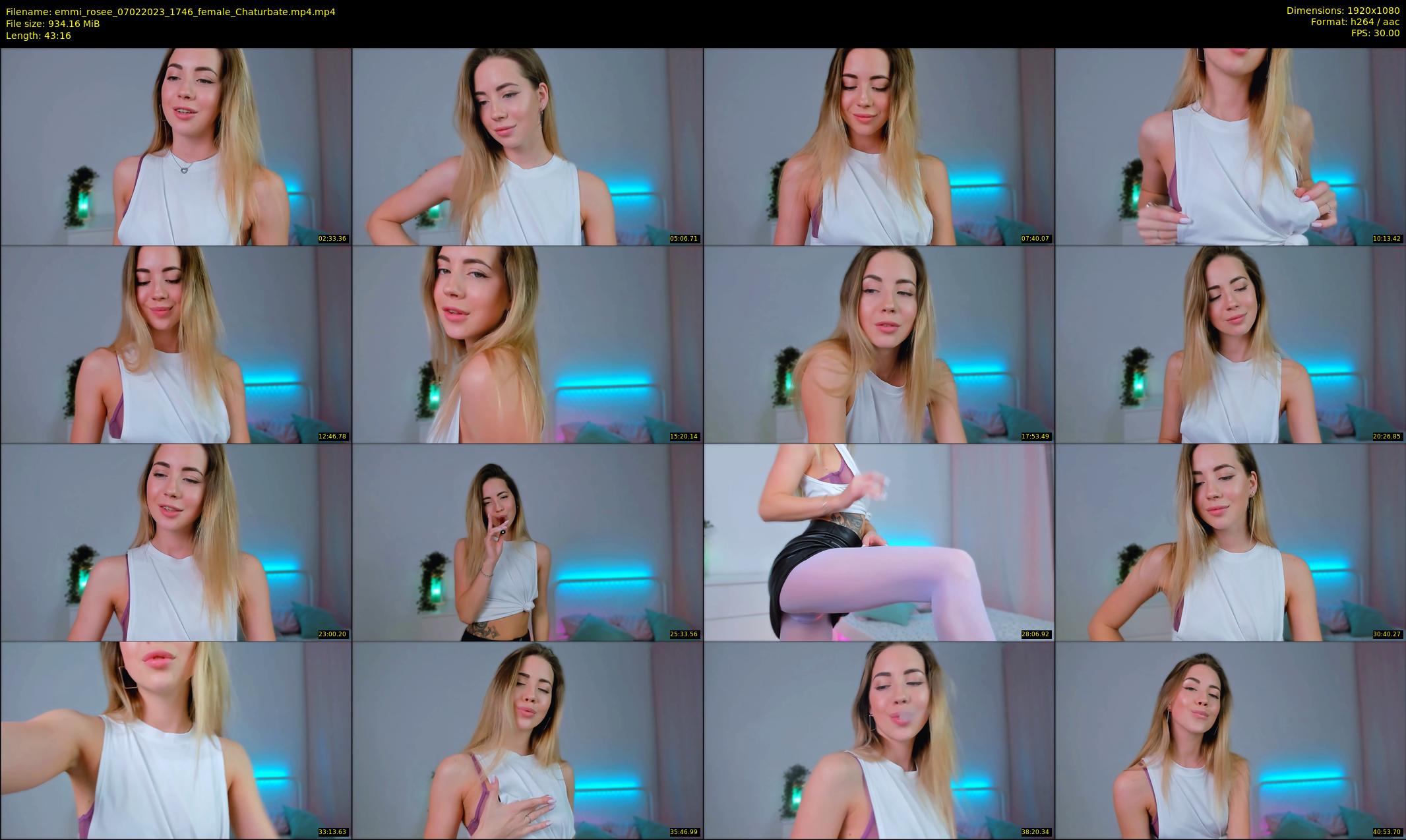 emmi_rosee — 44 minute Chaturbate female cam show recording, 1080p, Feb 7, 2023