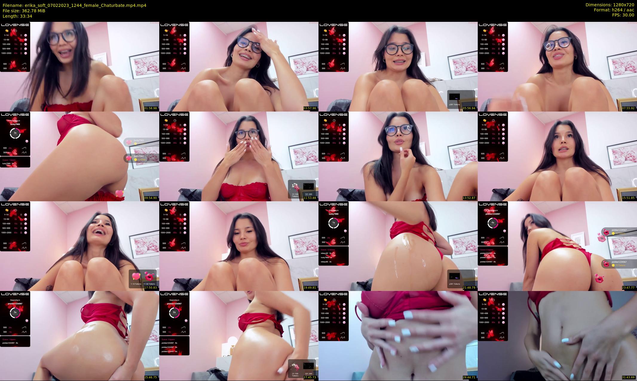 erika_soft — 34 minute Chaturbate female cam show recording, 720p, Feb 7, 2023