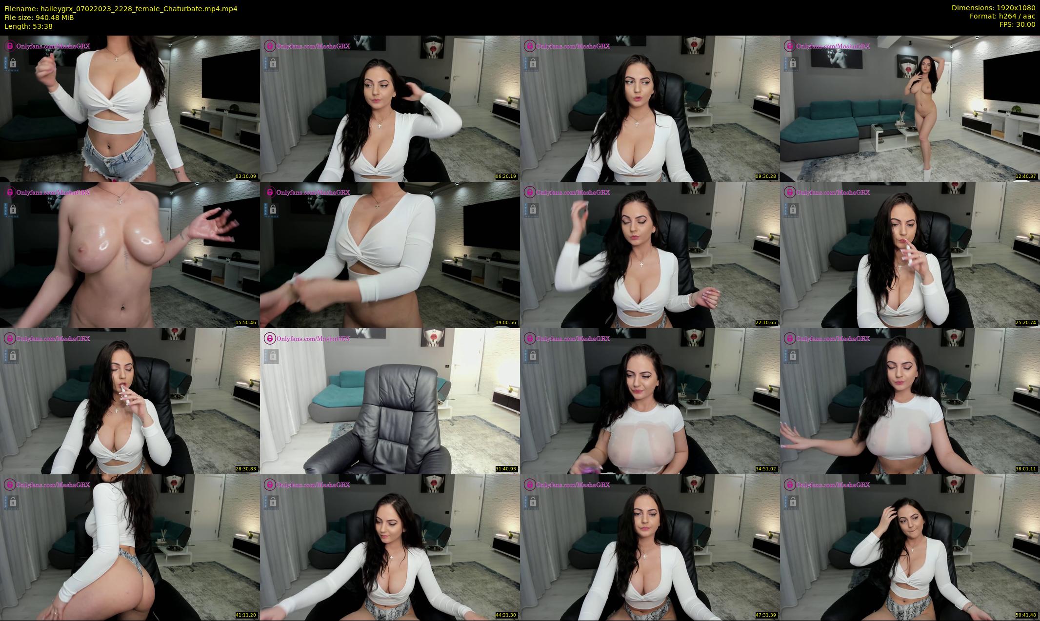 haileygrx — 54 minute Chaturbate female cam show recording, 1080p, Feb 7, 2023