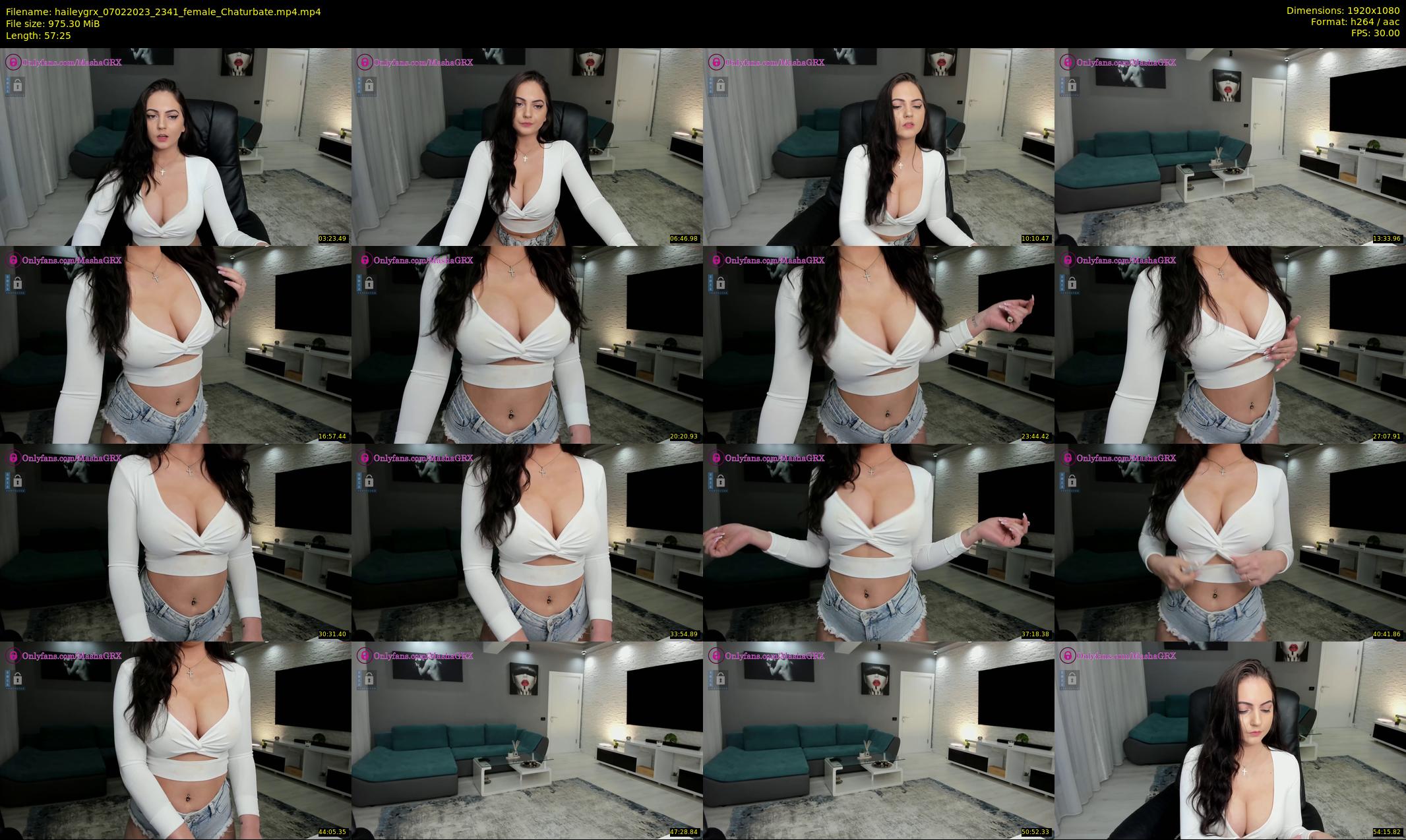 haileygrx — 58 minute Chaturbate female cam show recording, 1080p, Feb 7, 2023