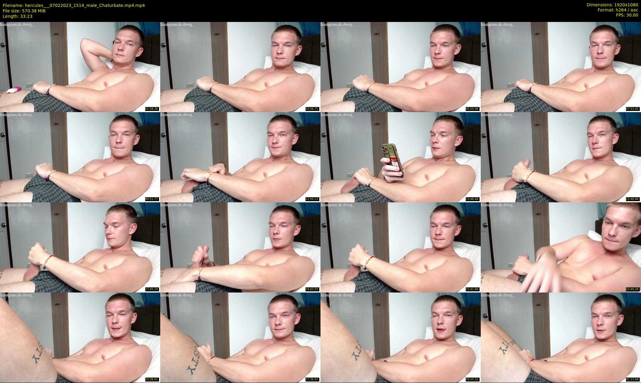 hercules__ — 34 minute Chaturbate male cam show recording, 1080p, Feb 7, 2023