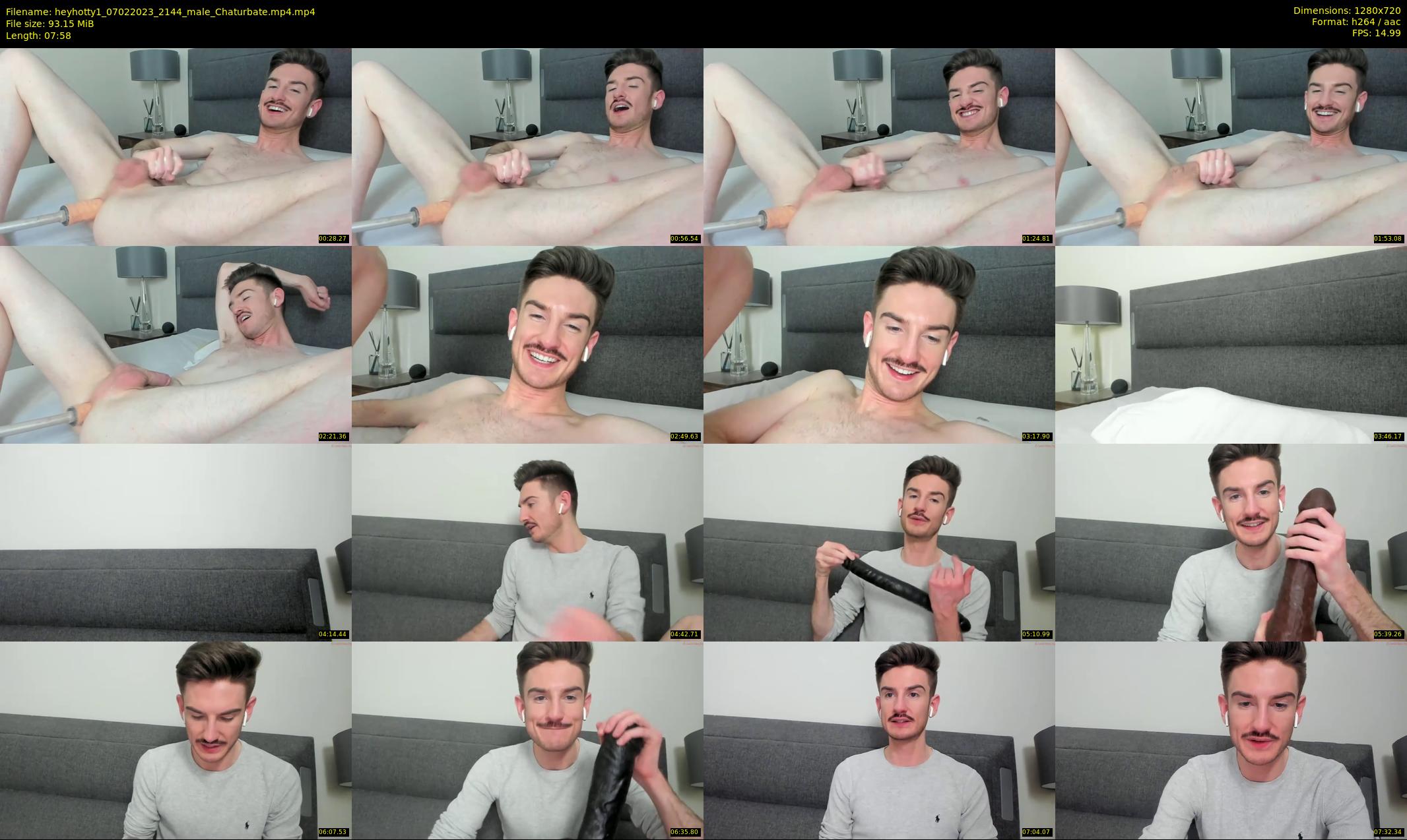 heyhotty1 — 8 minute Chaturbate male cam show recording, 720p, Feb 7, 2023