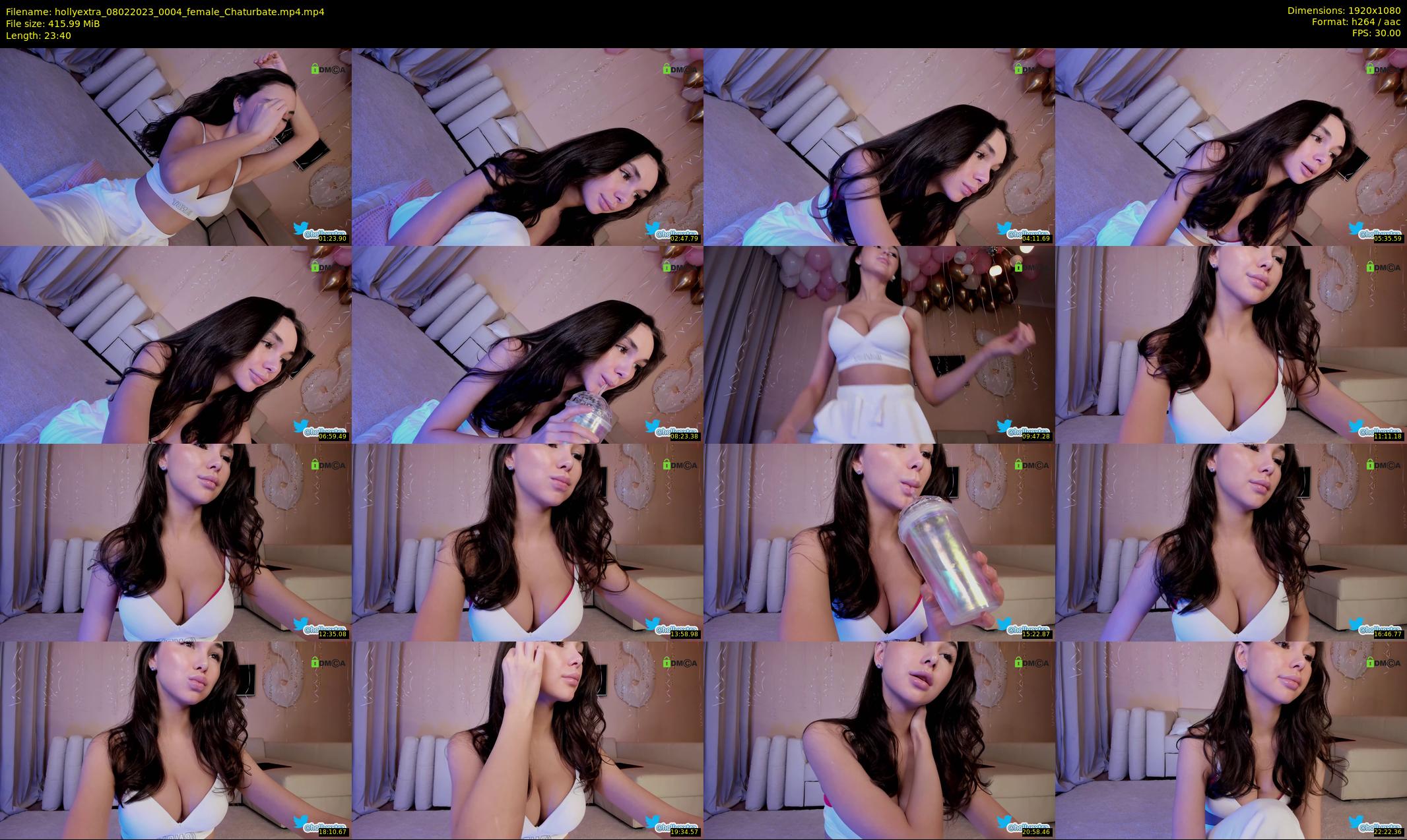 hollyextra — 24 minute Chaturbate female cam show recording, 1080p, Feb 8, 2023