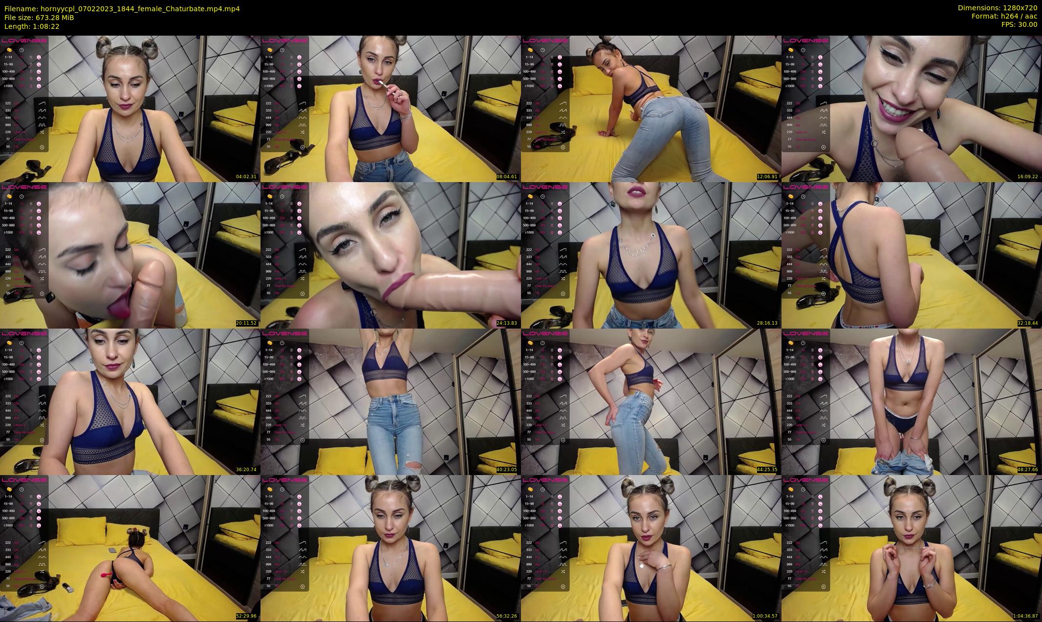 hornyycpl — 69 minute Chaturbate couple cam show recording, 720p, Feb 7, 2023