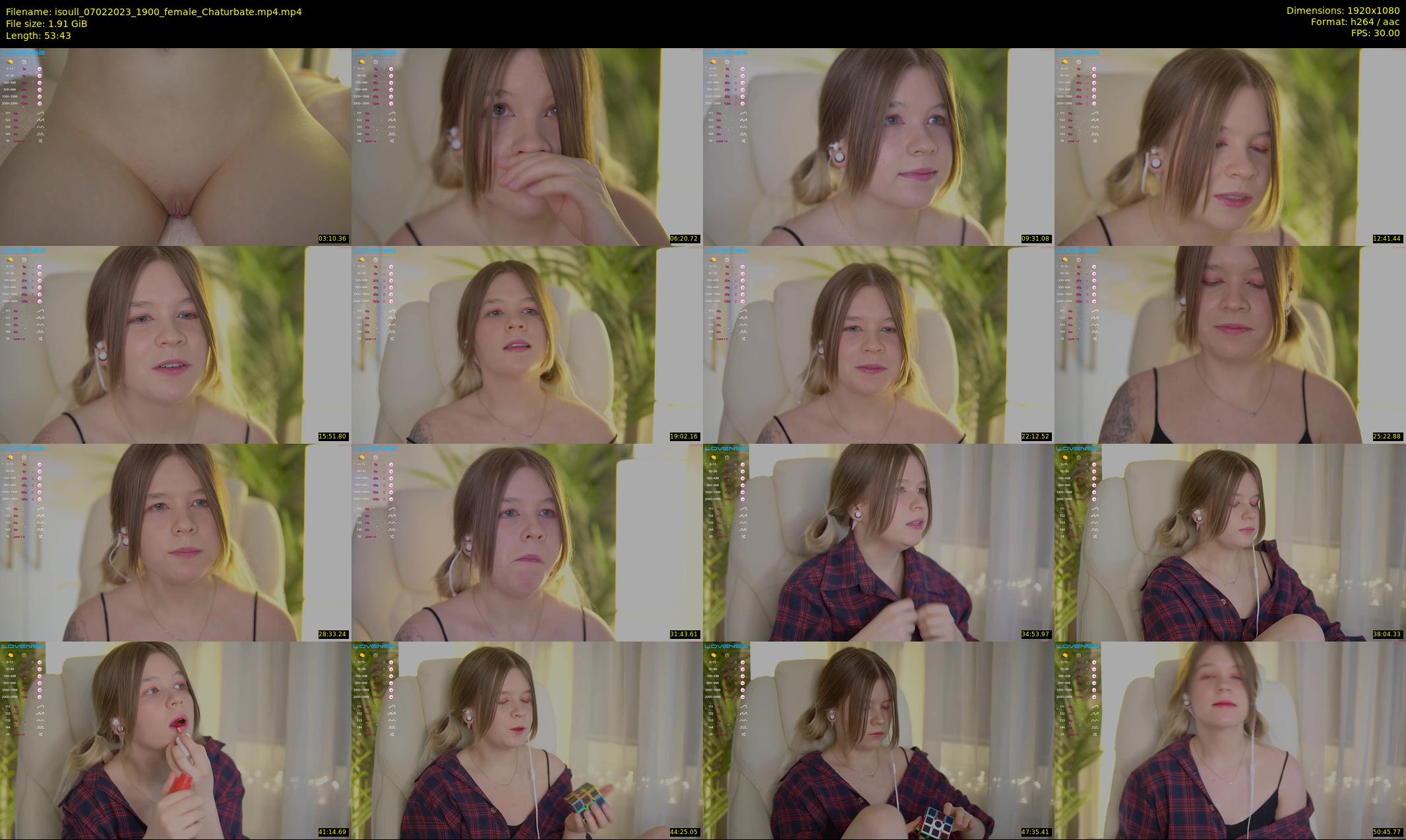 isoull — 54 minute Chaturbate female cam show recording, 1080p, Feb 7, 2023