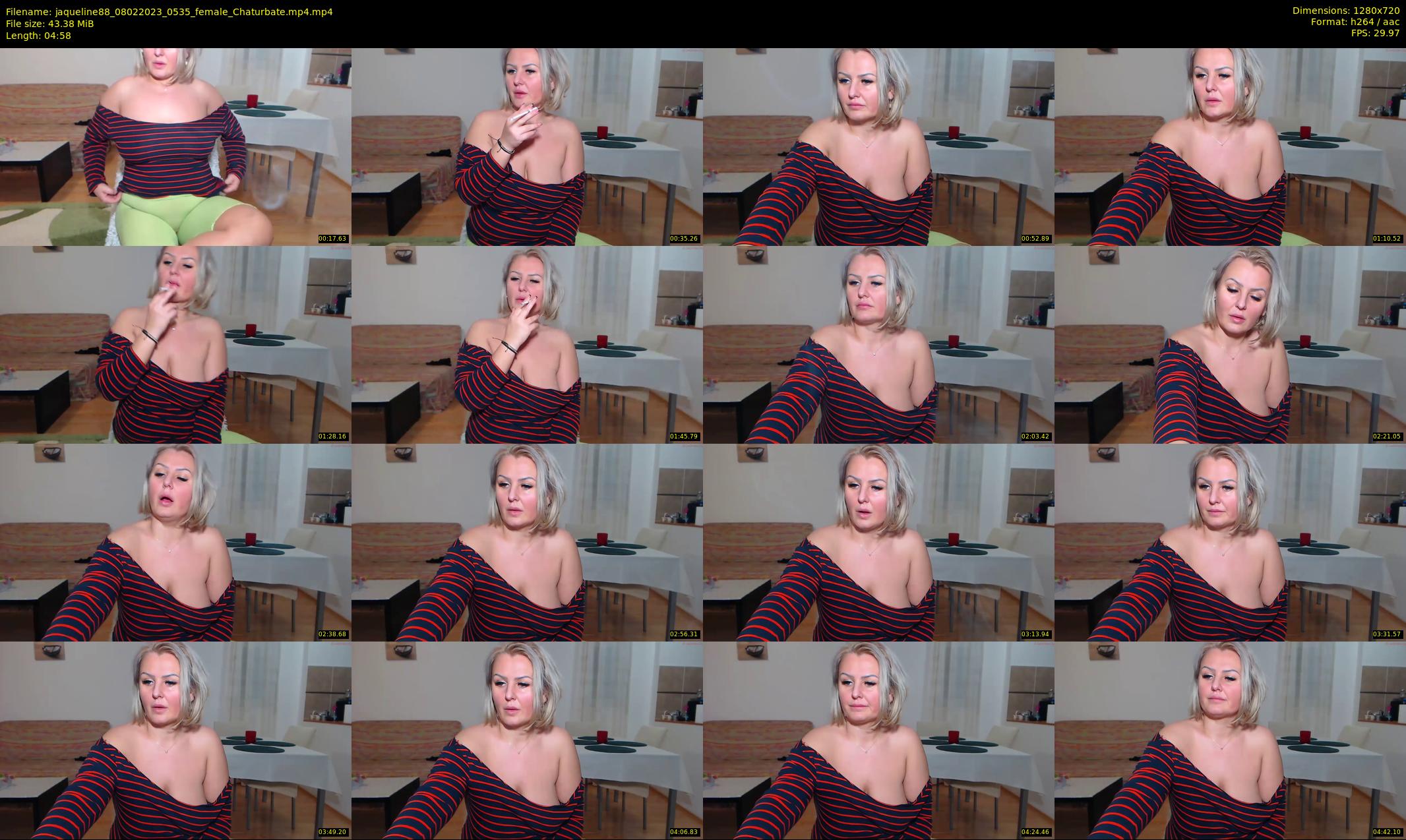 jaqueline88 — 5 minute Chaturbate female cam show recording, 720p, Feb 8, 2023