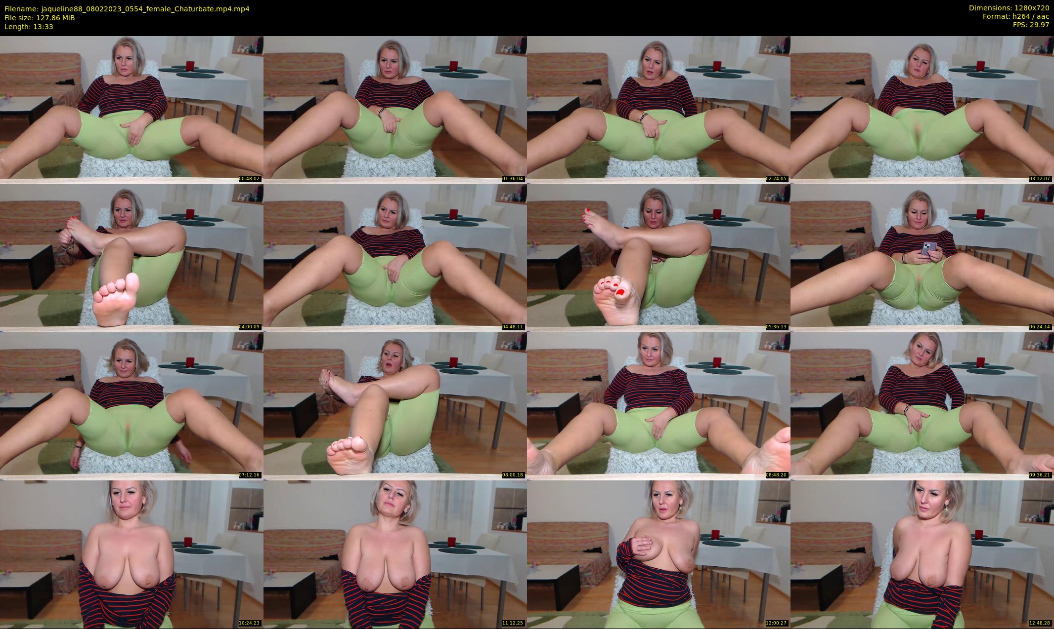 jaqueline88 — 14 minute Chaturbate female cam show recording, 720p, Feb 8, 2023