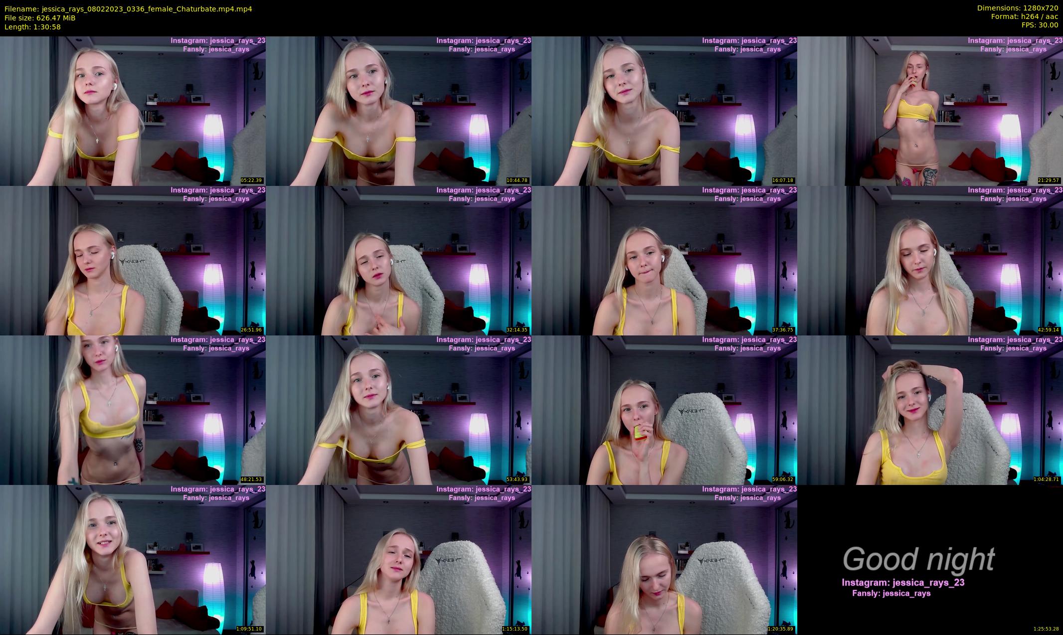 jessica_rays — 91 minute Chaturbate couple cam show recording, 720p, Feb 8, 2023