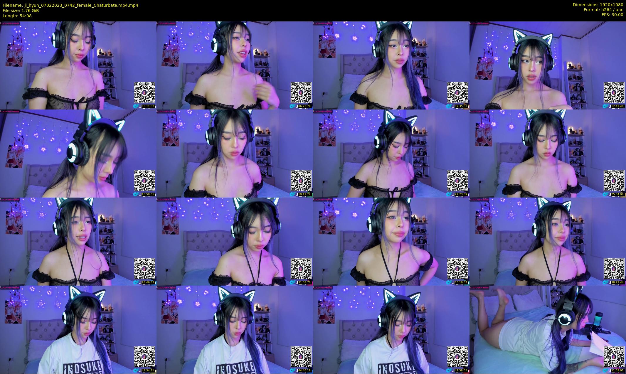 ji_hyun — 55 minute Chaturbate female cam show recording, 1080p, Feb 7, 2023