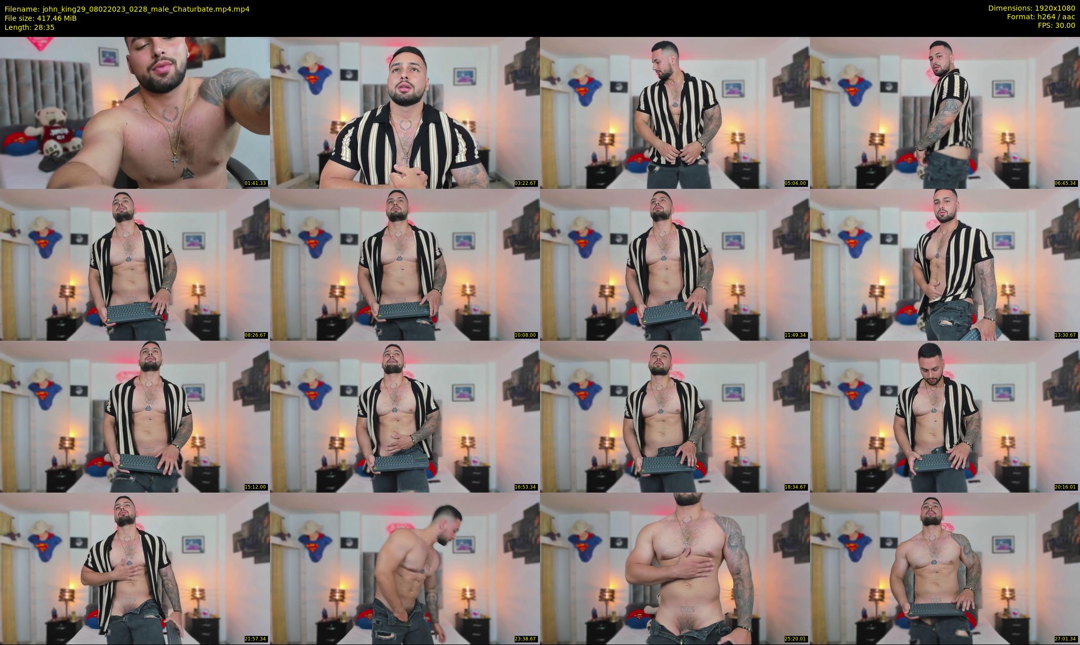 john_king29 — 29 minute Chaturbate male cam show recording, 1080p, Feb 8, 2023