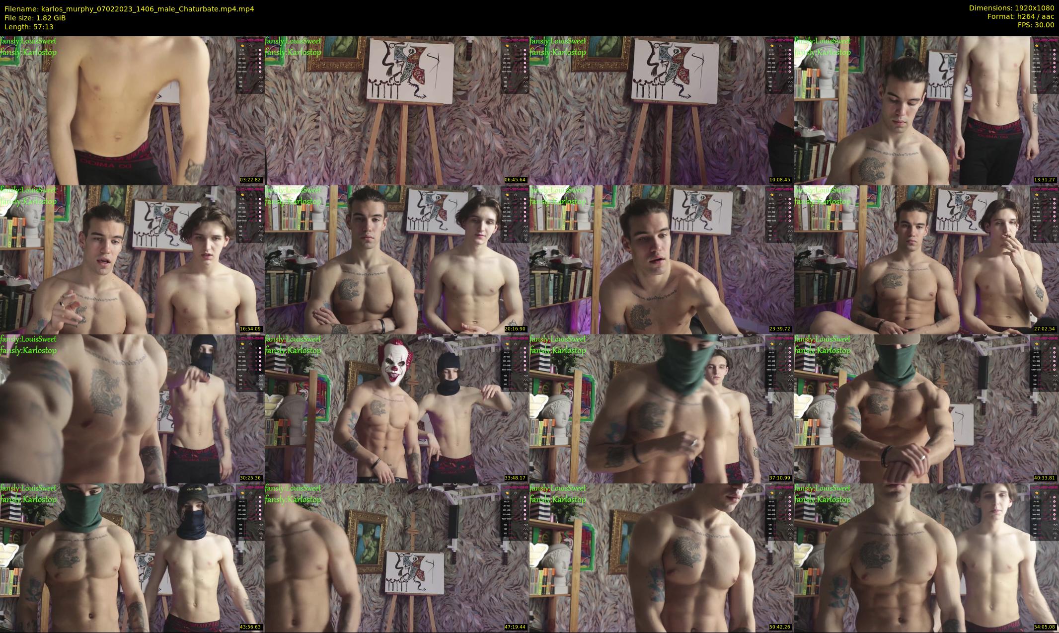 karlos_murphy — 58 minute Chaturbate male cam show recording, 1080p, Feb 7, 2023