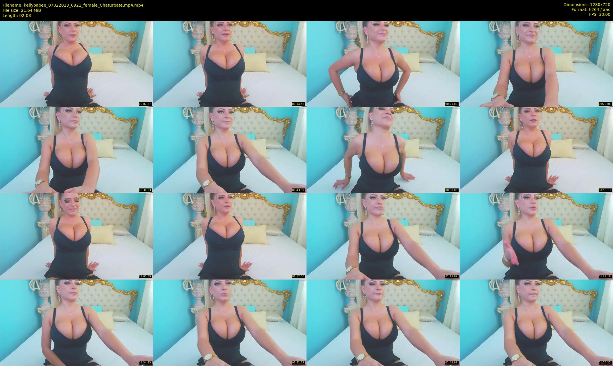 kellybabee — 3 minute Chaturbate female cam show recording, 720p, Feb 7, 2023