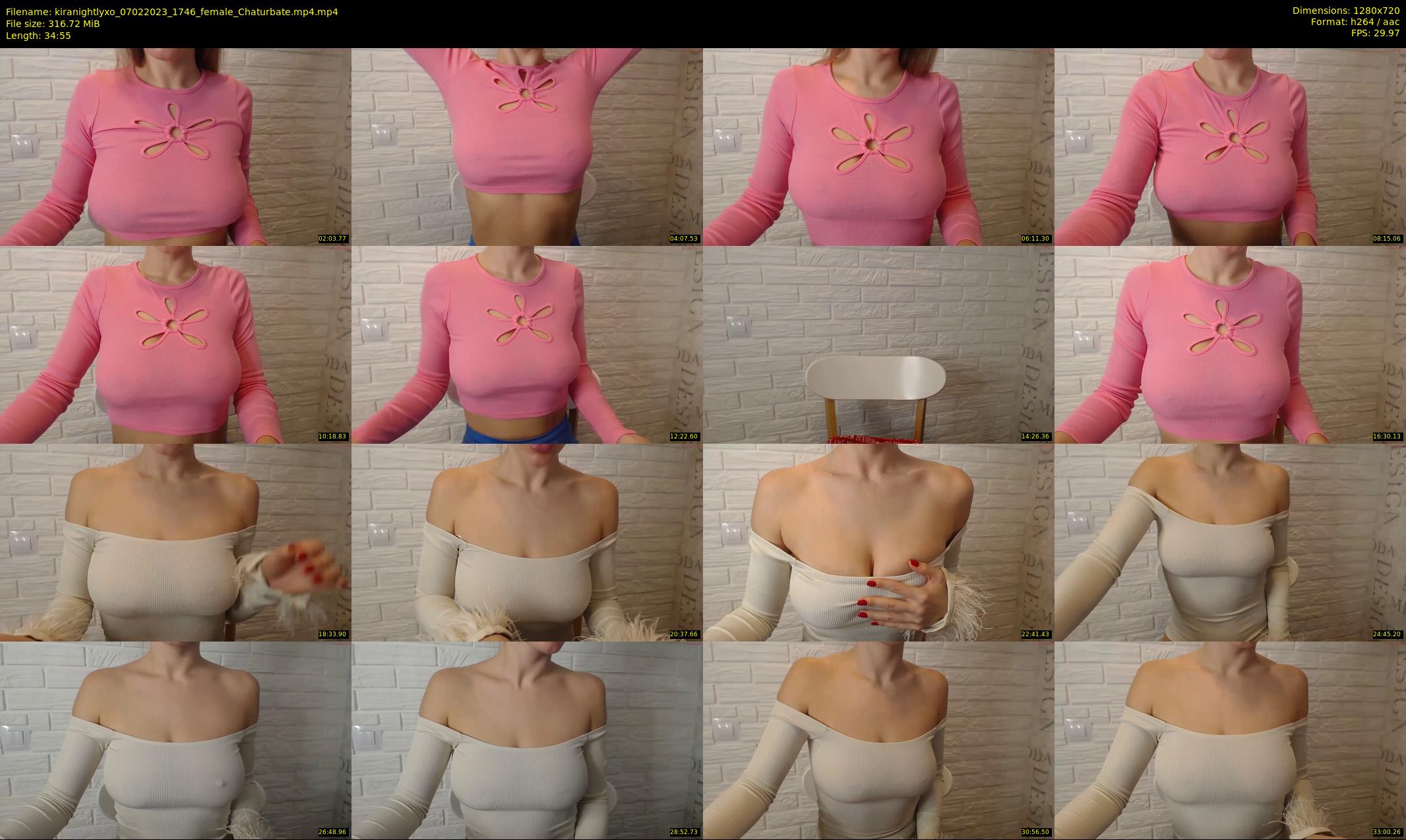 kiranightlyxo — 35 minute Chaturbate female cam show recording, 720p, Feb 7, 2023
