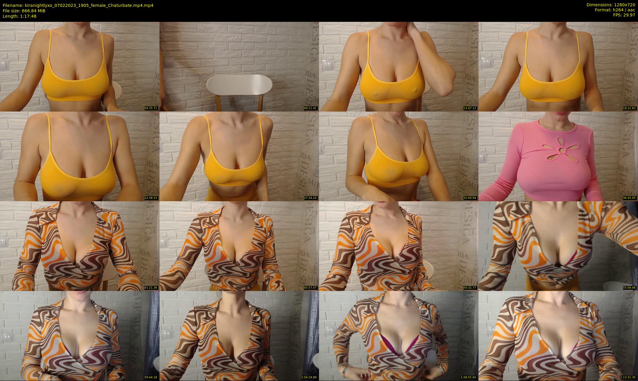kiranightlyxo — 78 minute Chaturbate female cam show recording, 720p, Feb 7, 2023