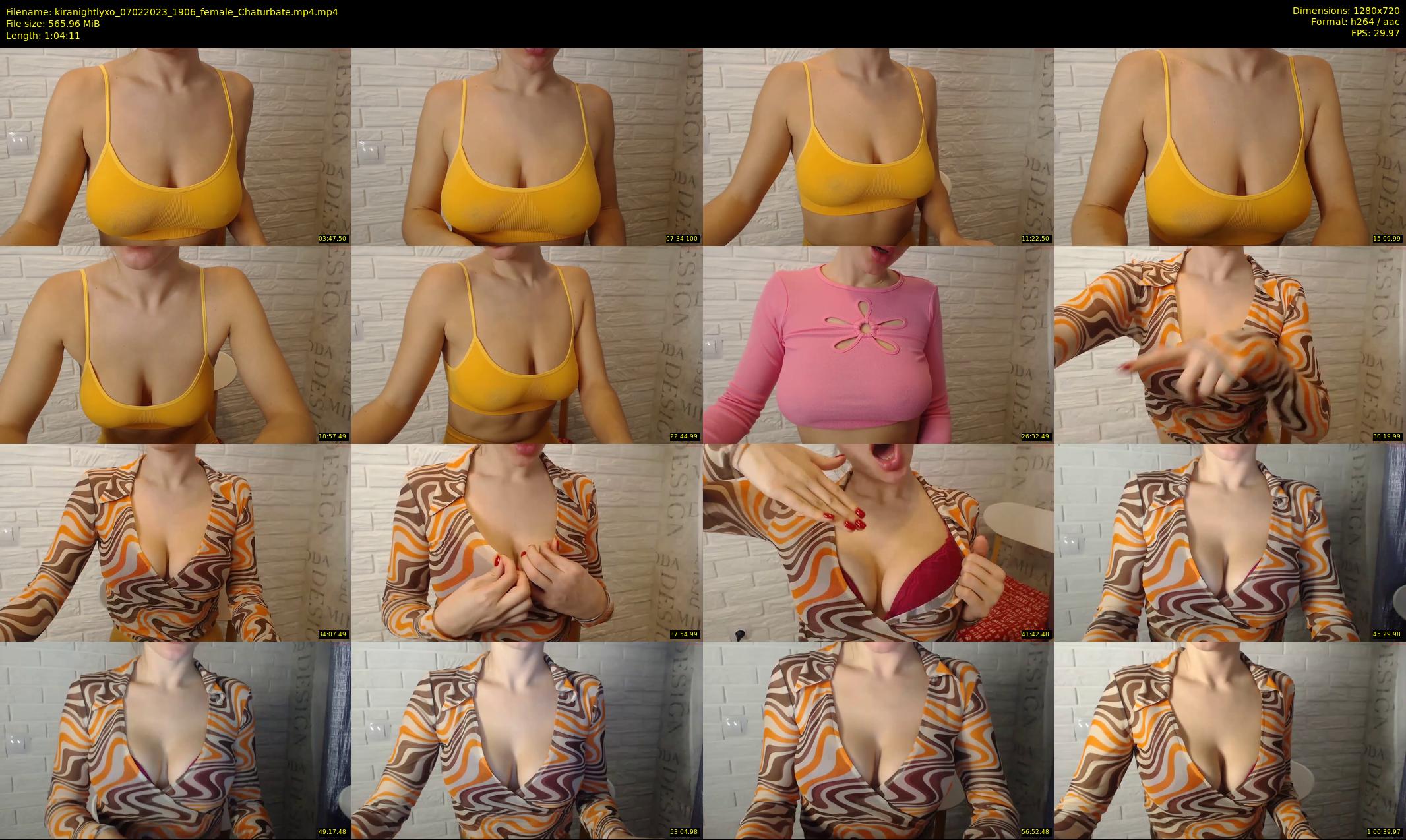 kiranightlyxo — 65 minute Chaturbate female cam show recording, 720p, Feb 7, 2023