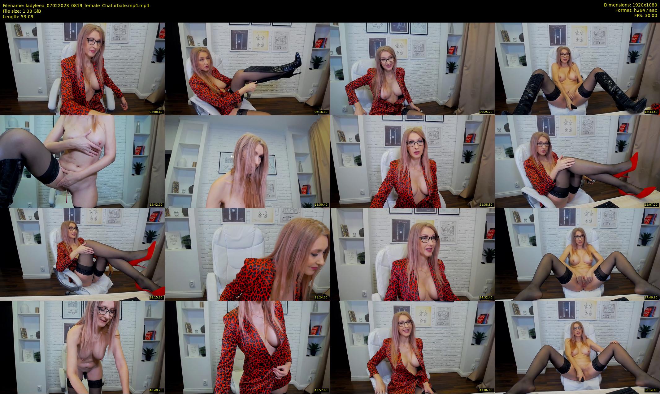 ladyleea — 54 minute Chaturbate female cam show recording, 1080p, Feb 7, 2023