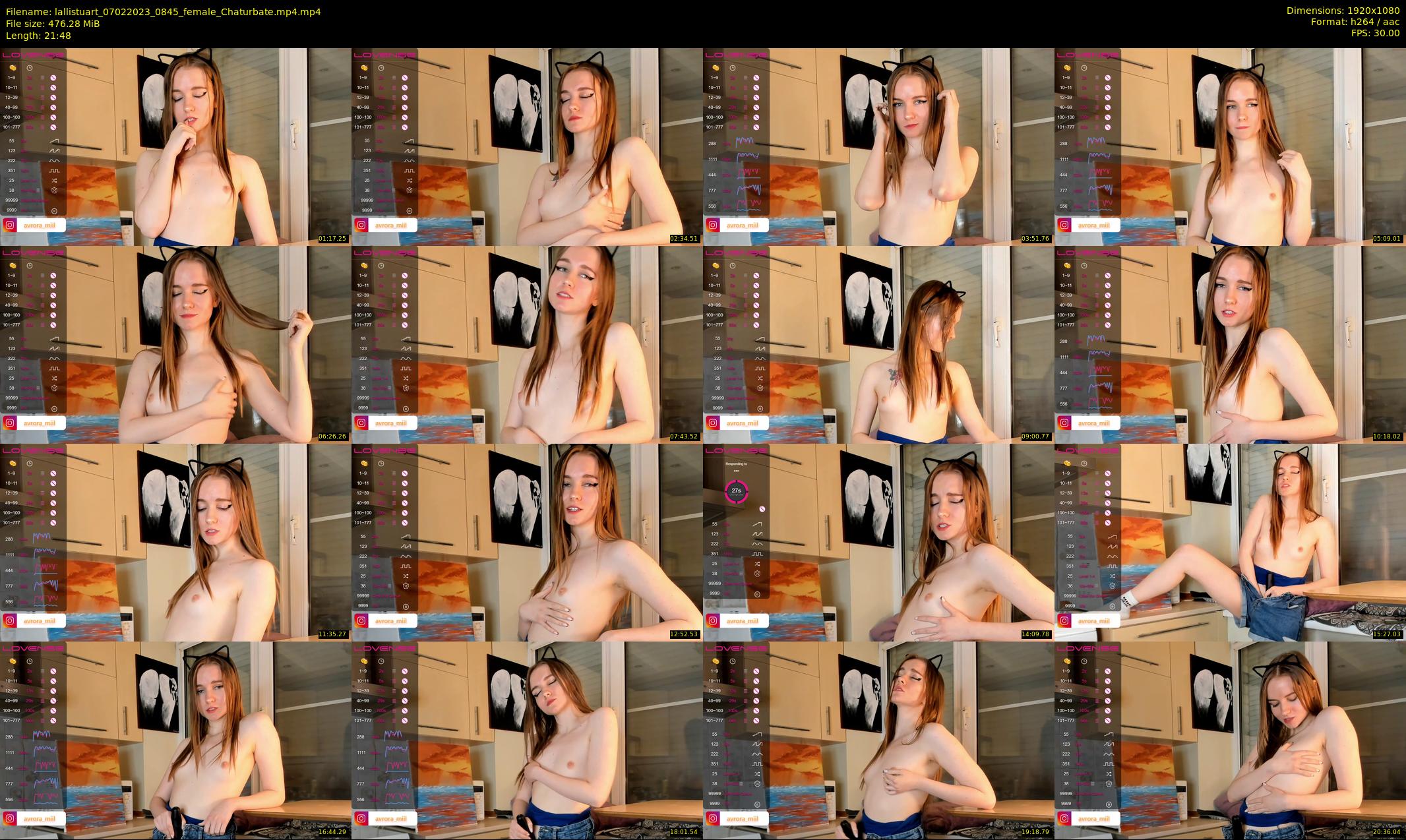 lallistuart — 22 minute Chaturbate female cam show recording, 1080p, Feb 7, 2023