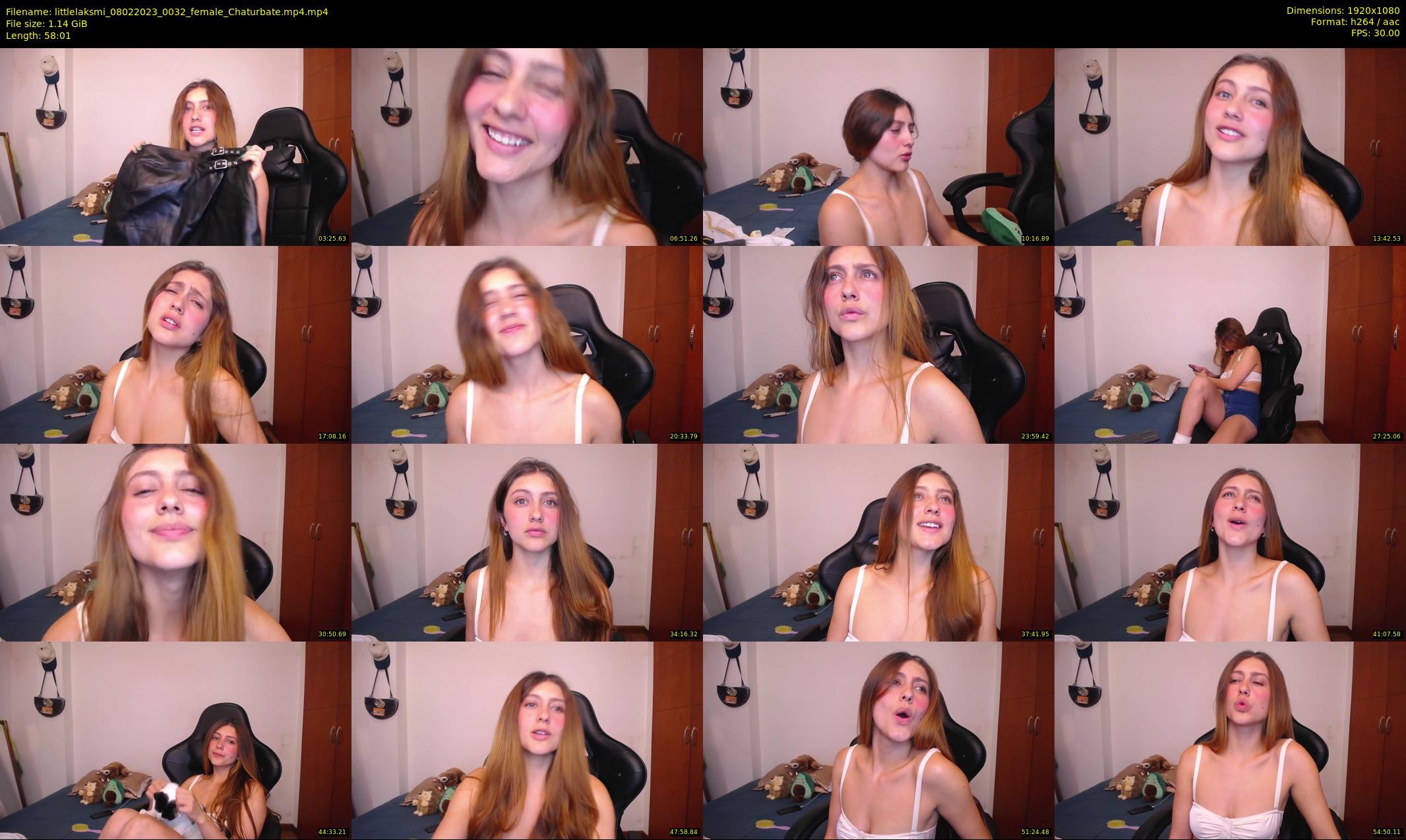 littlelaksmi — 59 minute Chaturbate female cam show recording, 1080p, Feb 8, 2023