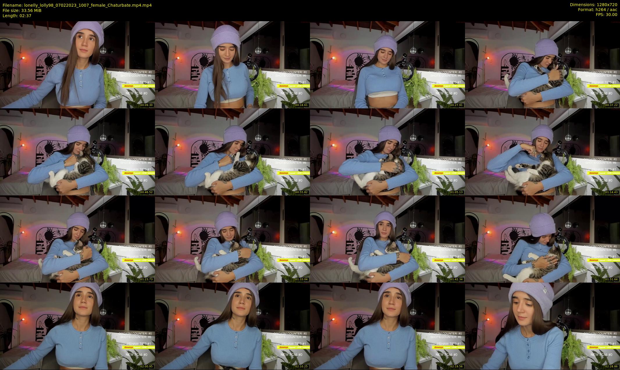 lonelly_lolly98 — 3 minute Chaturbate female cam show recording, 720p, Feb 7, 2023