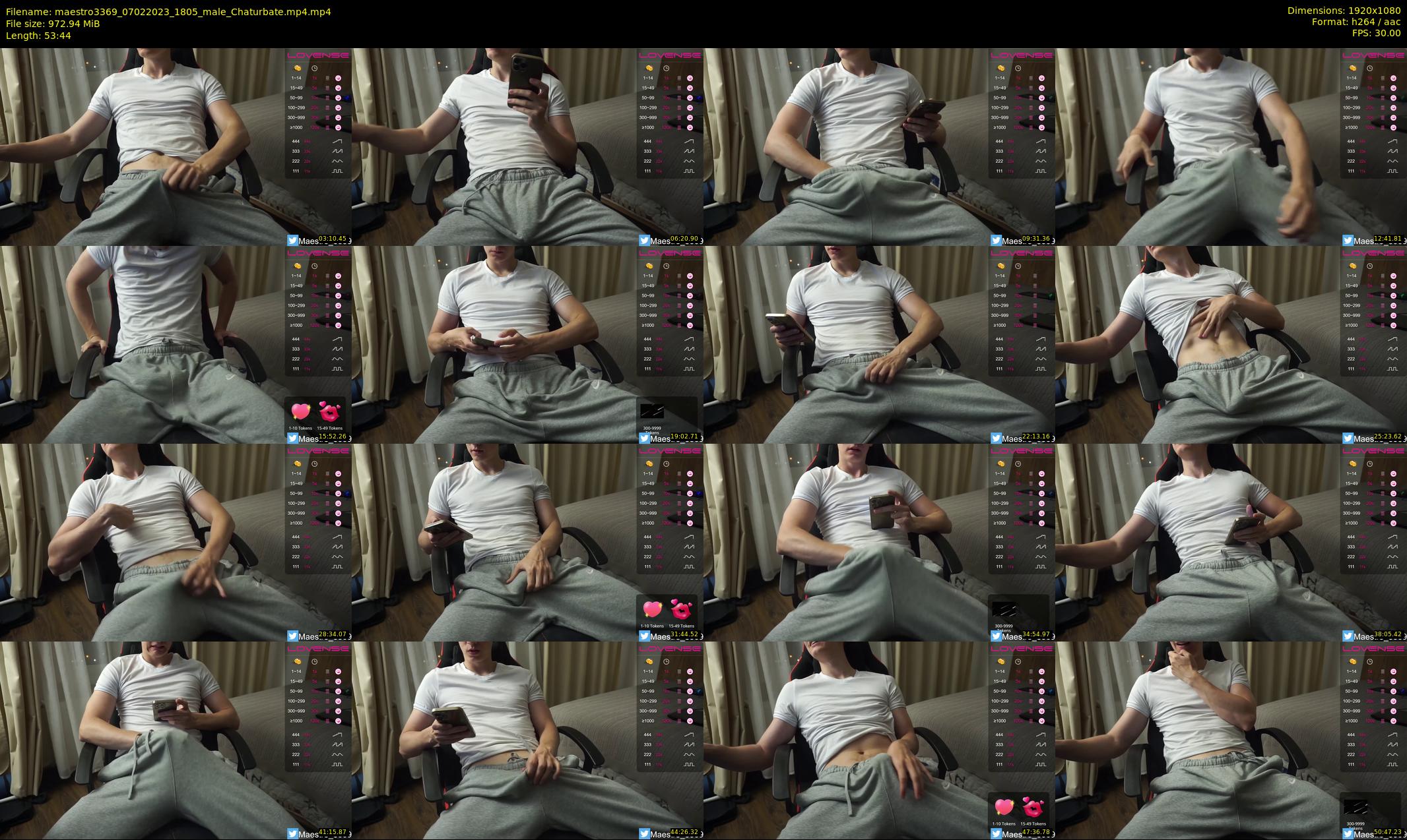 maestro3369 — 54 minute Chaturbate male cam show recording, 1080p, Feb 7, 2023