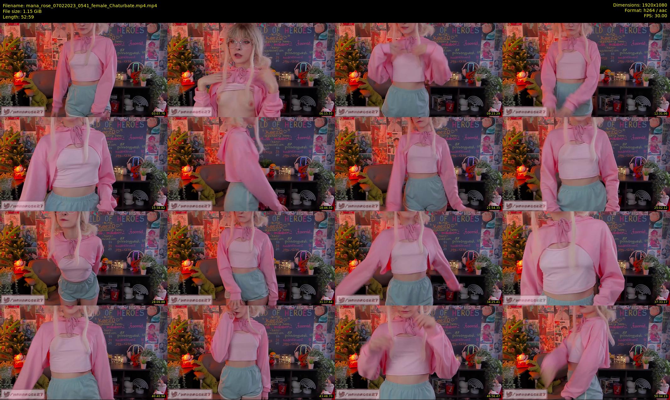 mana_rose — 53 minute Chaturbate female cam show recording, 1080p, Feb 7, 2023