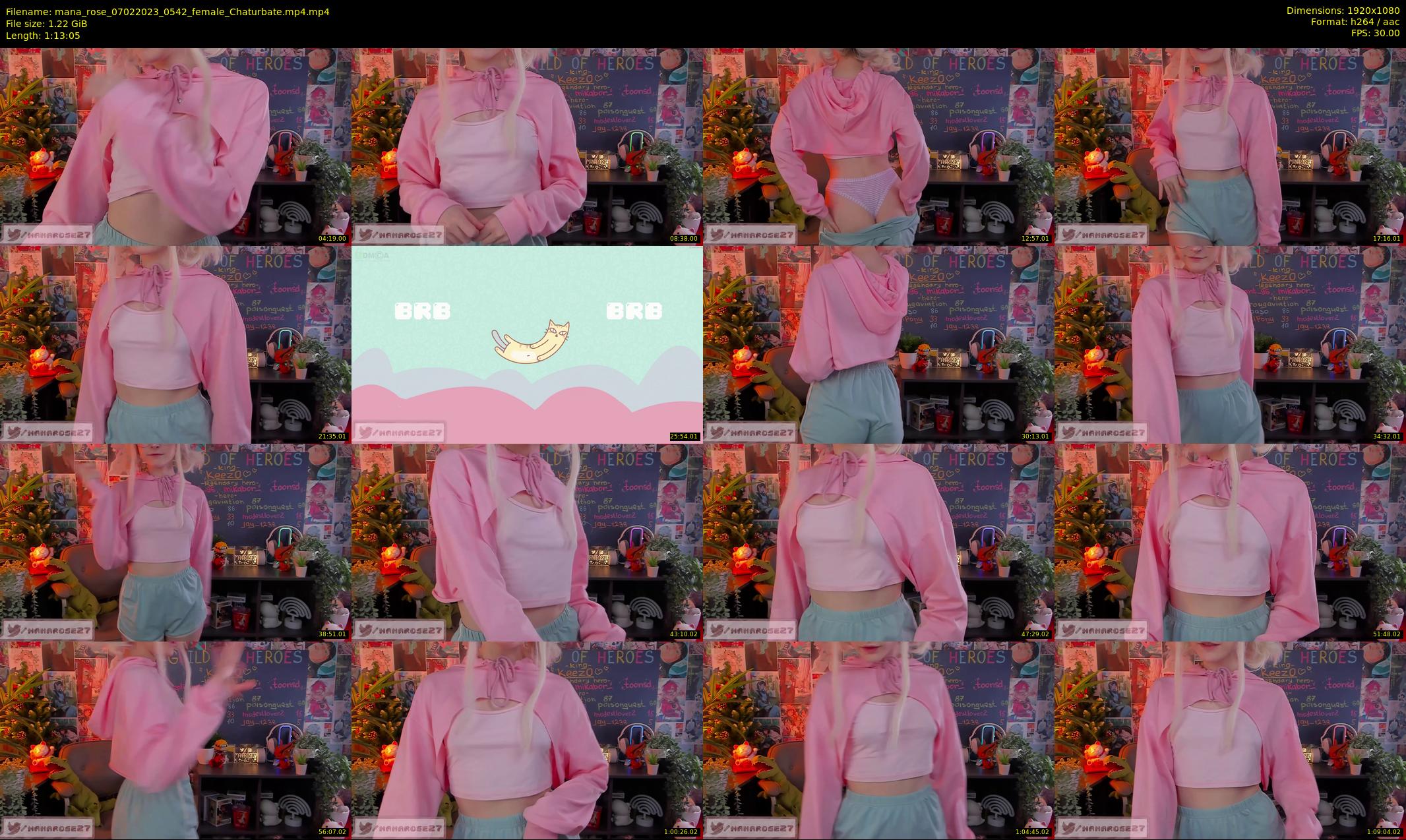 mana_rose — 74 minute Chaturbate female cam show recording, 1080p, Feb 7, 2023