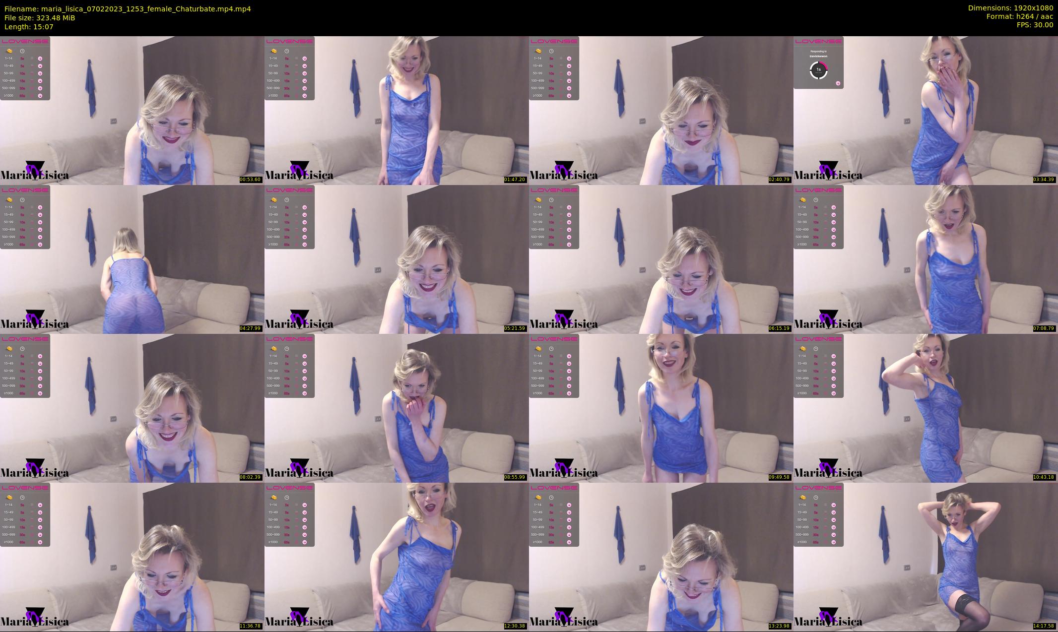 maria_lisica — 16 minute Chaturbate female cam show recording, 1080p, Feb 7, 2023