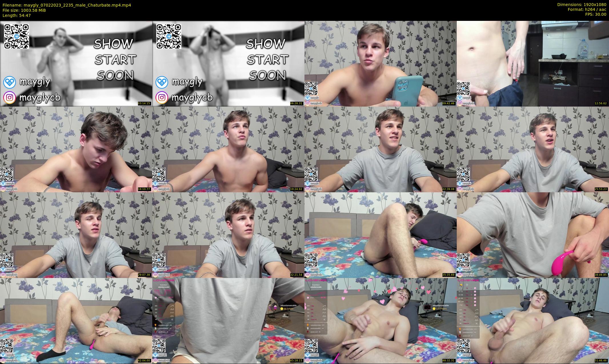 maygly — 55 minute Chaturbate male cam show recording, 1080p, Feb 7, 2023