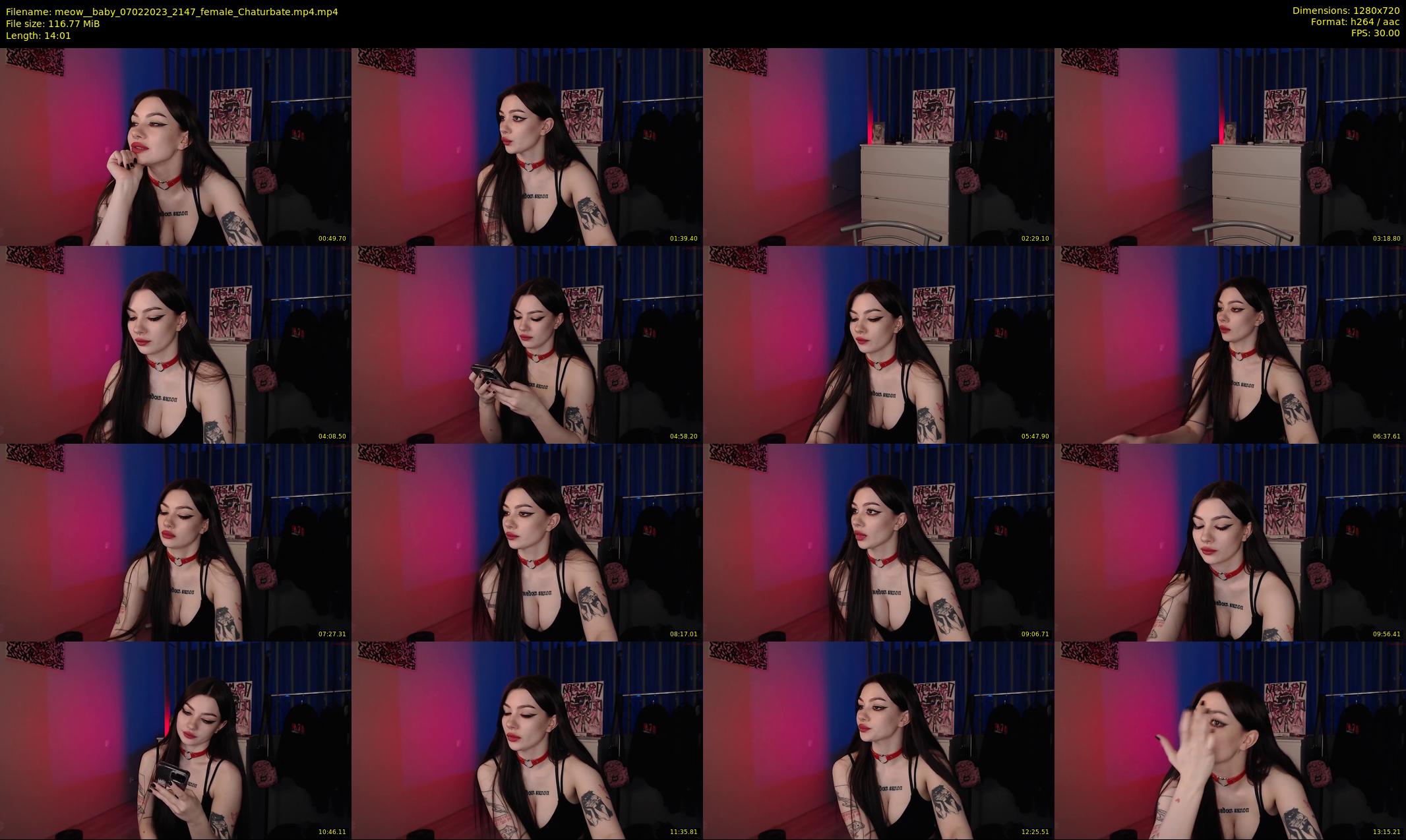 meow__baby — 15 minute Chaturbate female cam show recording, 720p, Feb 7, 2023