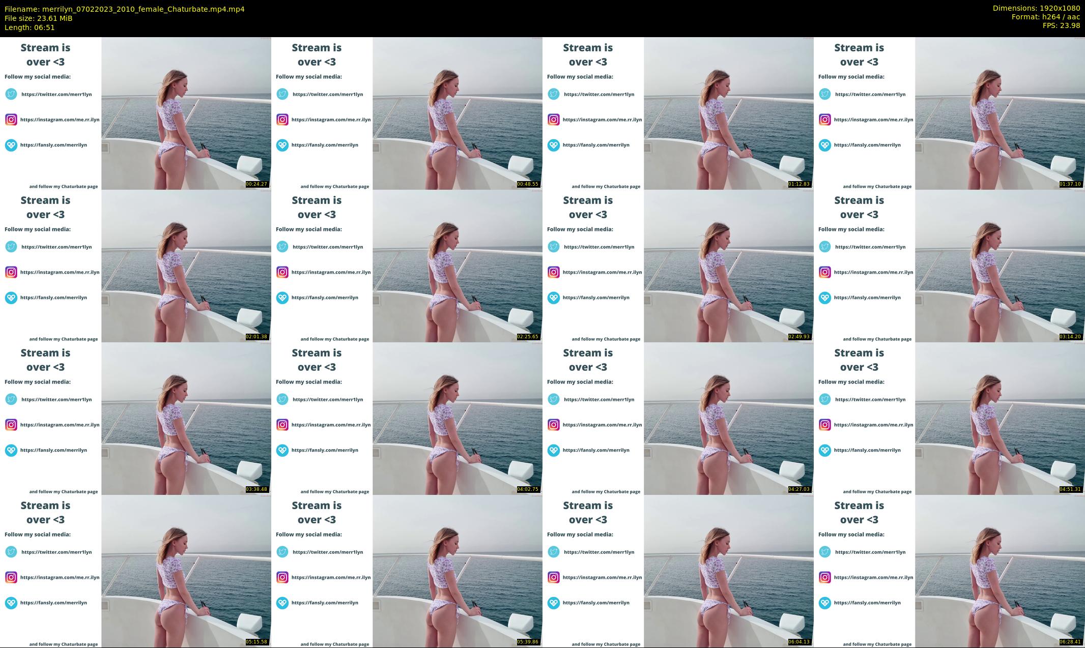 merrilyn — 7 minute Chaturbate female cam show recording, 1080p, Feb 7, 2023