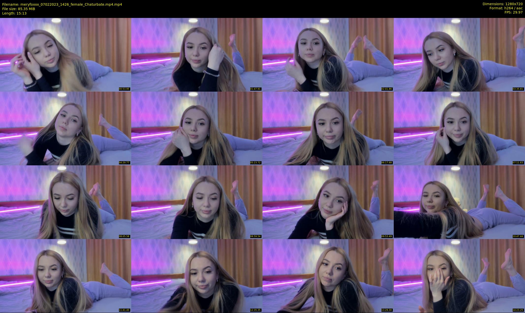 meryfoxxx — 16 minute Chaturbate female cam show recording, 720p, Feb 7, 2023