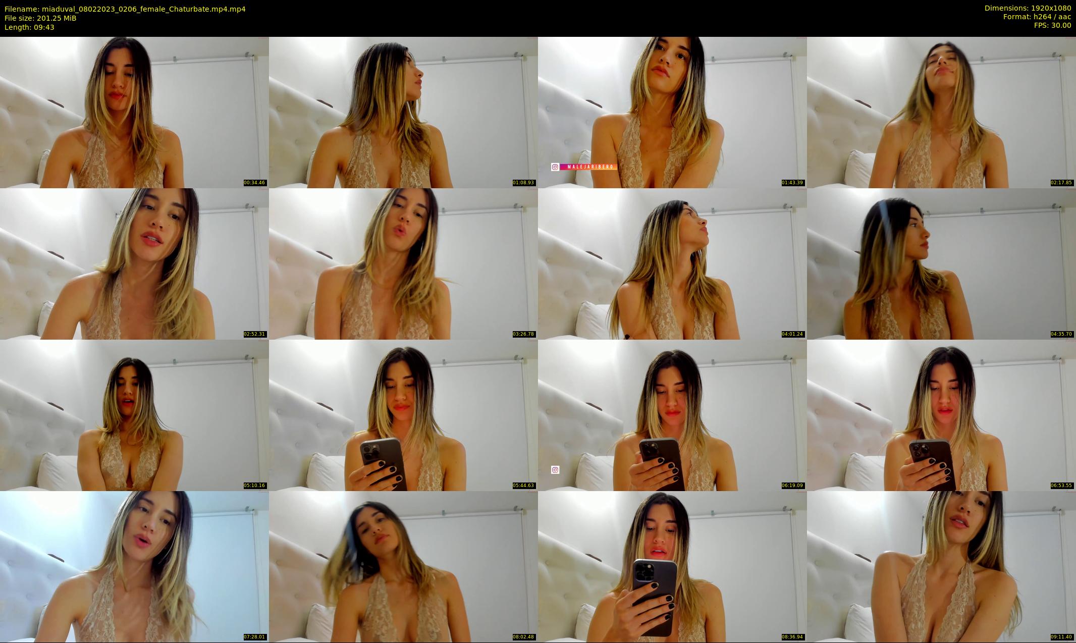 miaduval — 10 minute Chaturbate female cam show recording, 1080p, Feb 8, 2023