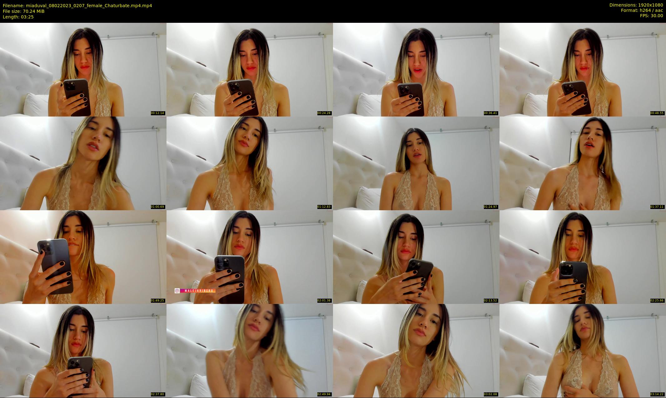 miaduval — 4 minute Chaturbate female cam show recording, 1080p, Feb 8, 2023