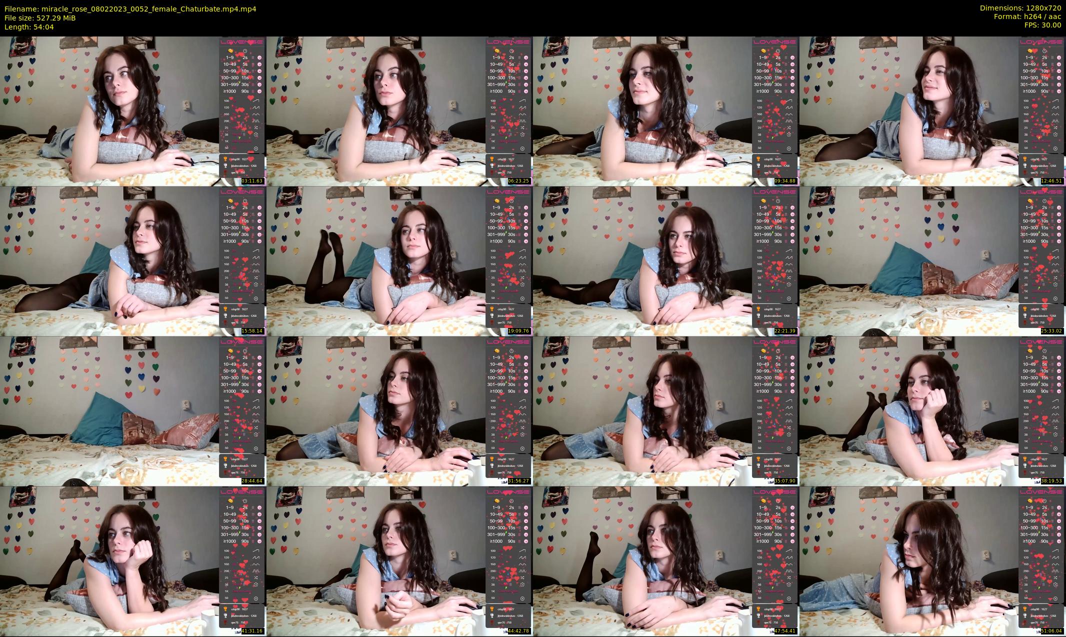 miracle_rose — 55 minute Chaturbate female cam show recording, 720p, Feb 8, 2023