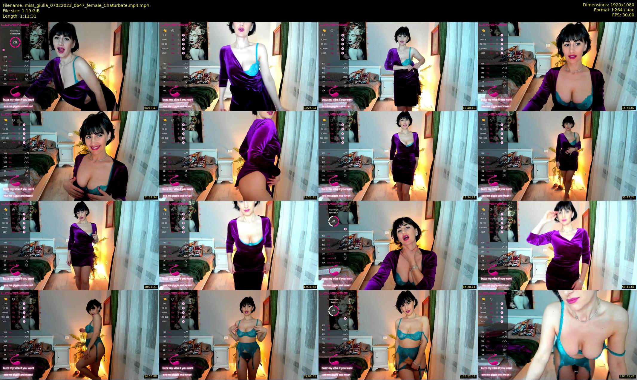 miss_giulia — 72 minute Chaturbate female cam show recording, 1080p, Feb 7, 2023