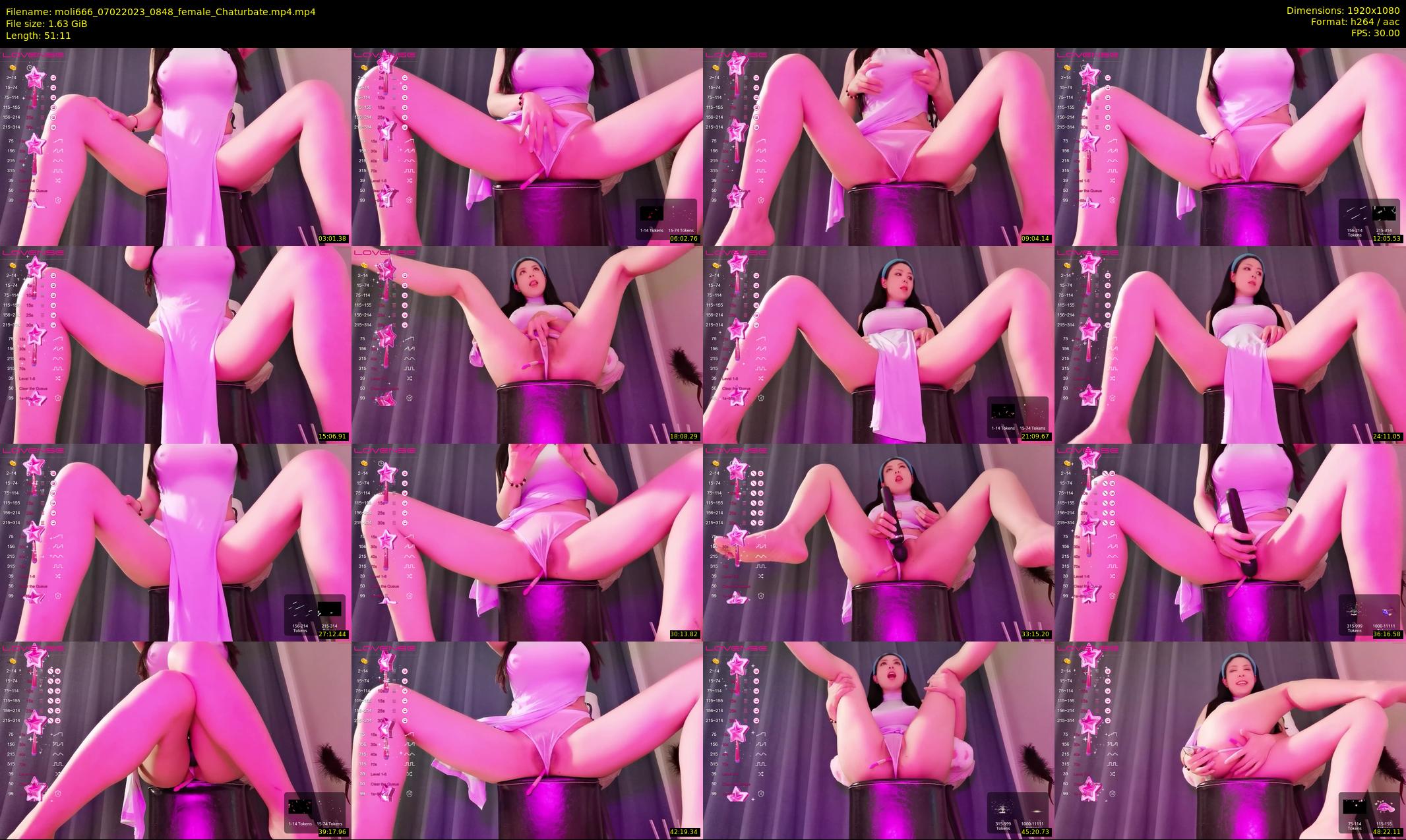 moli666 — 52 minute Chaturbate female cam show recording, 1080p, Feb 7, 2023